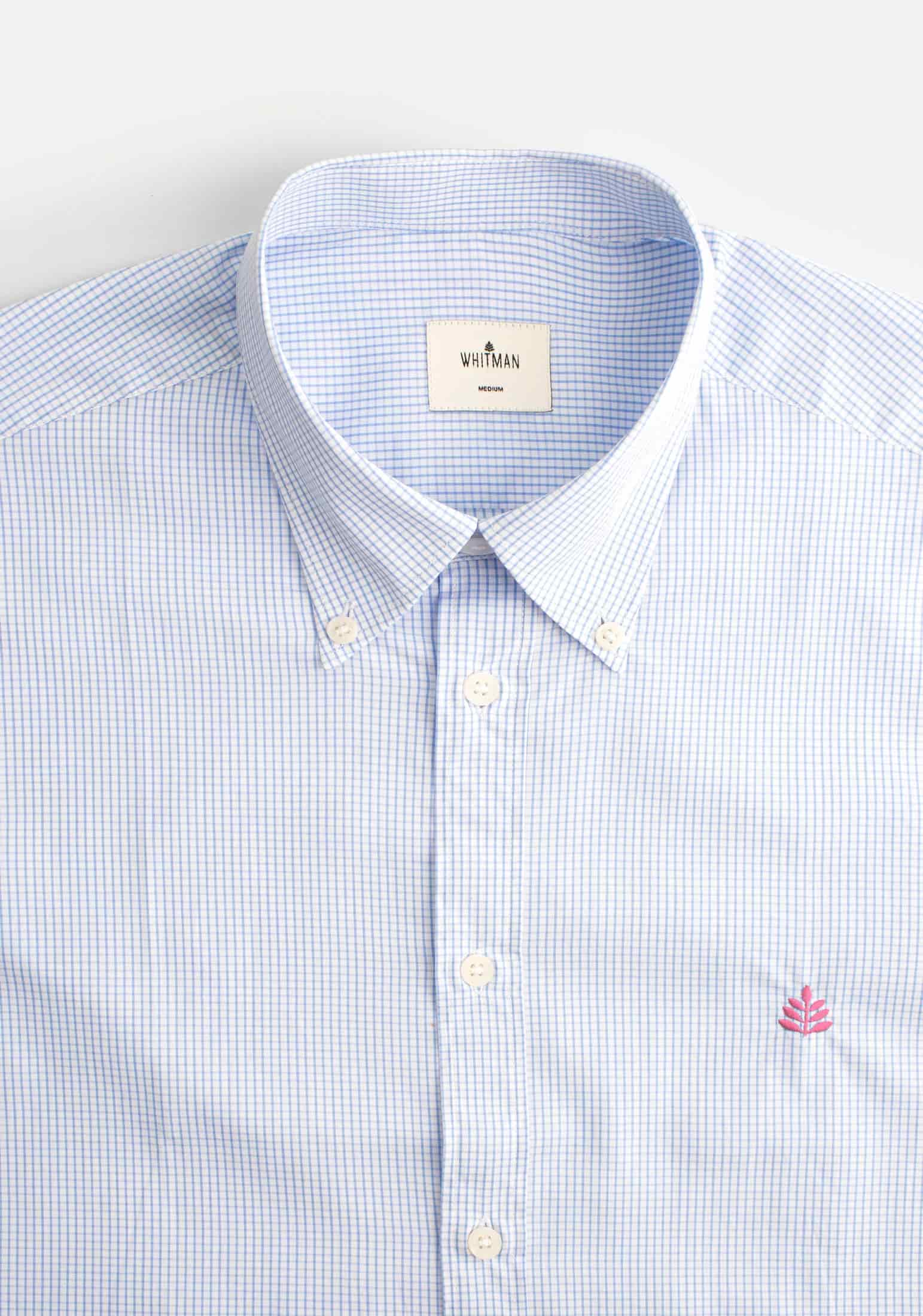 Camisa H CBD Cuadros Med L-Fuc Azul Medio - miniatura 2