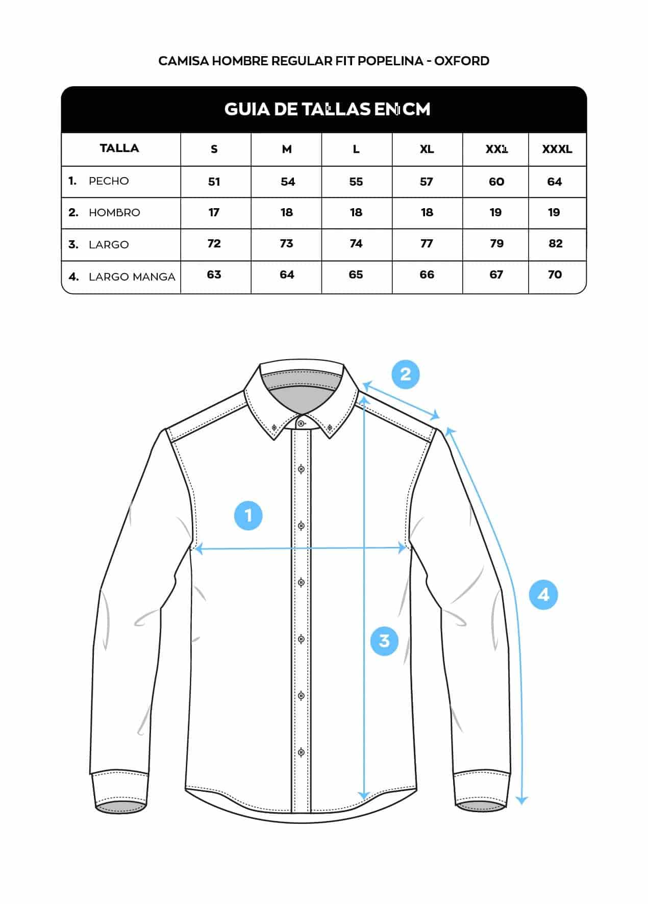 Camisa Antimanchas Oxford Gris - Talla Regular - miniatura 8