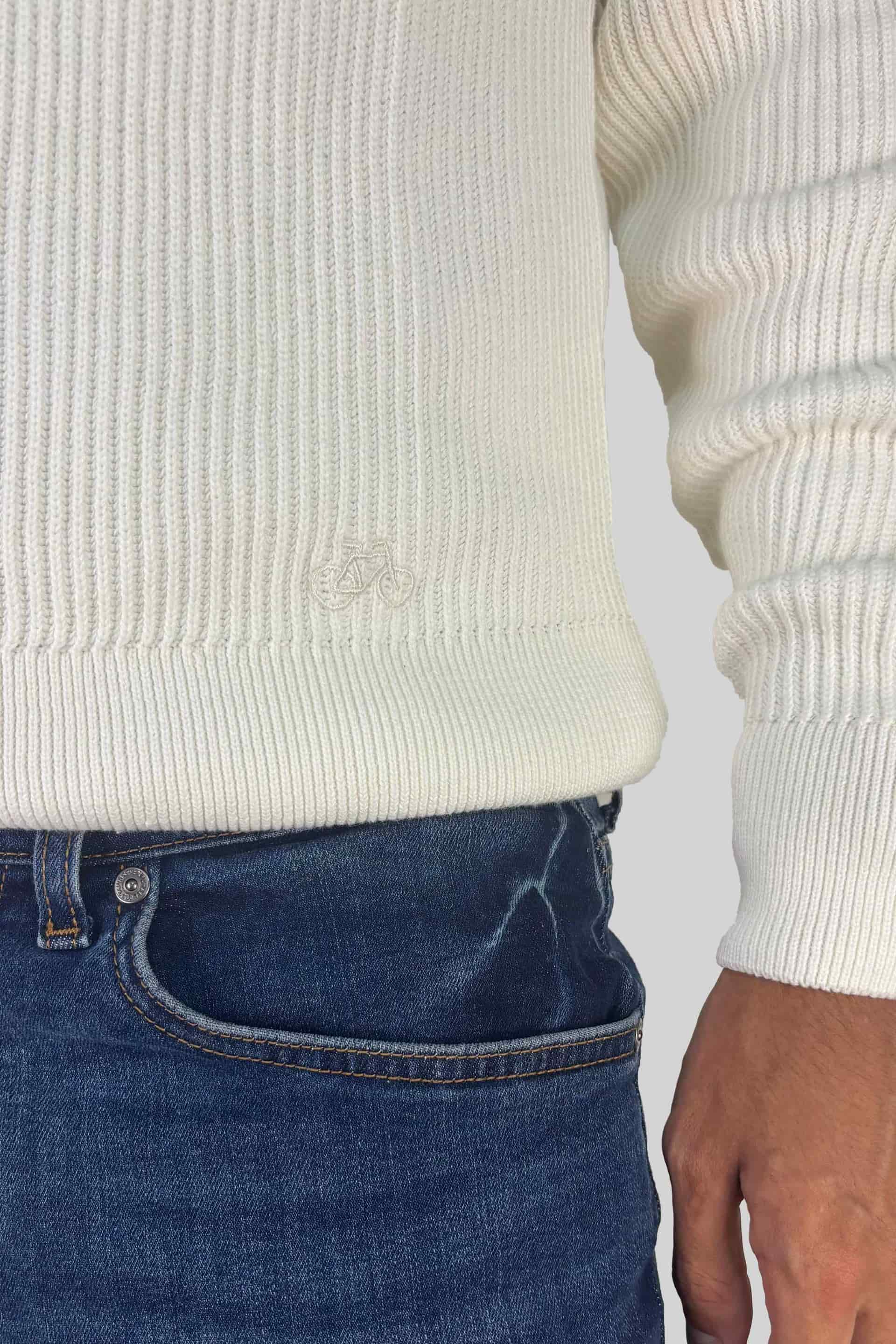 SACO LINED COLLAR OFF WHITE - miniatura 2