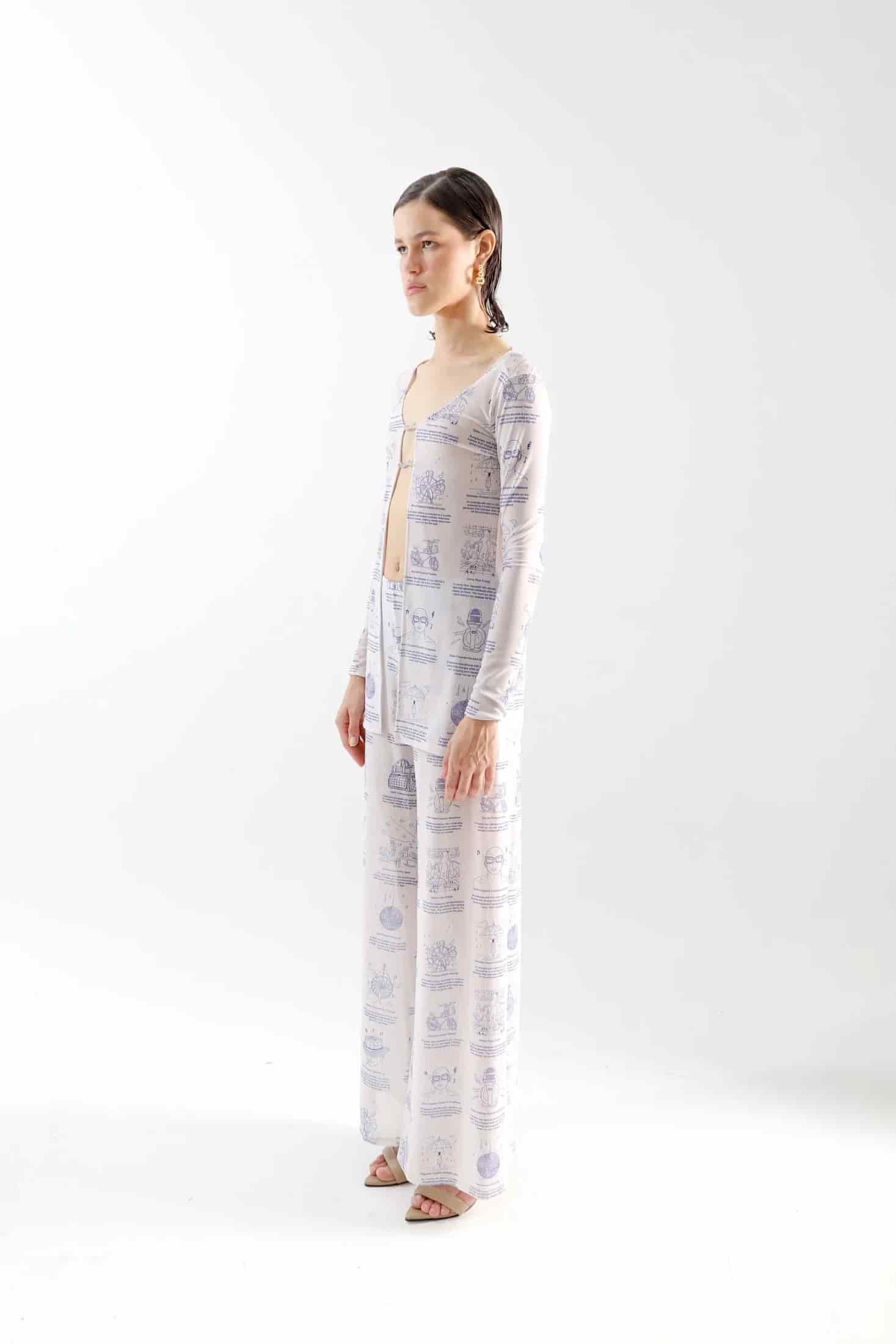 'Patents' Mesh Pants - miniatura 14