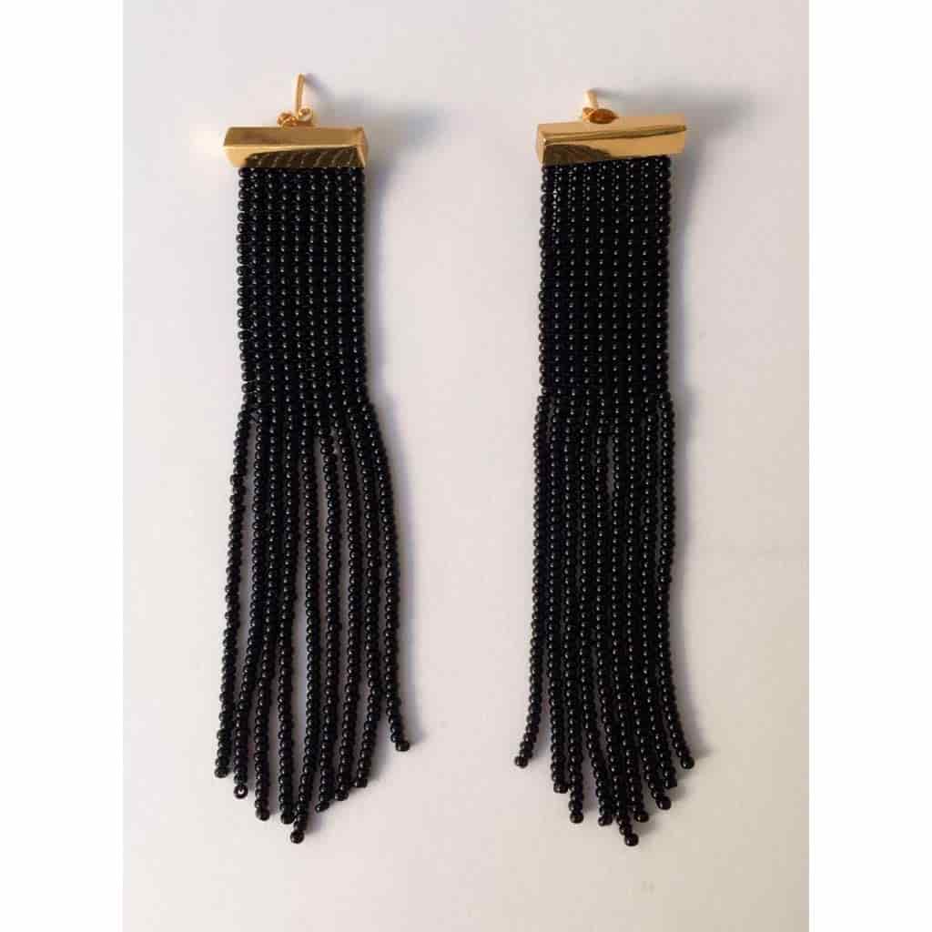 Nubia Earrings Black - miniatura 6