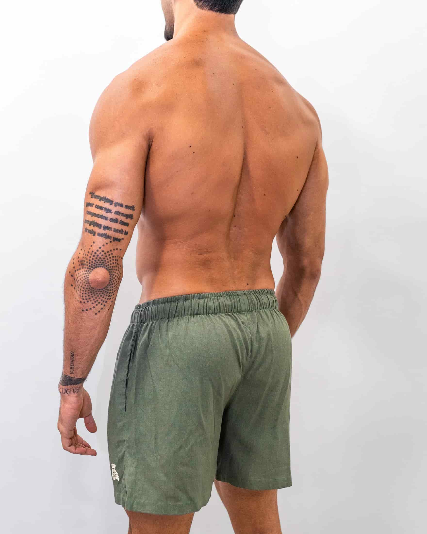 Short Lino Sage - miniatura 3