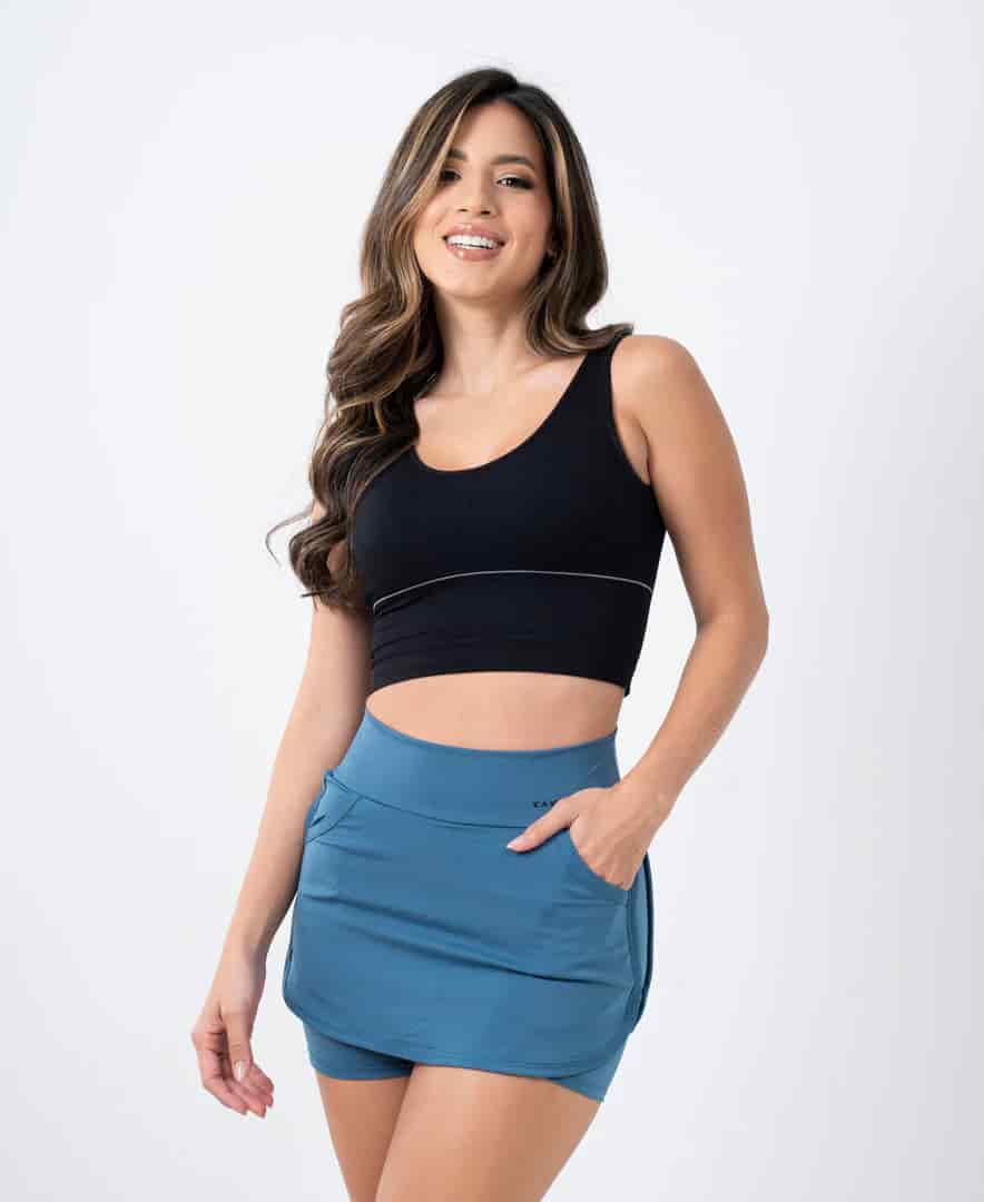 Falda Short Kamila Con Bolsillos - miniatura 6