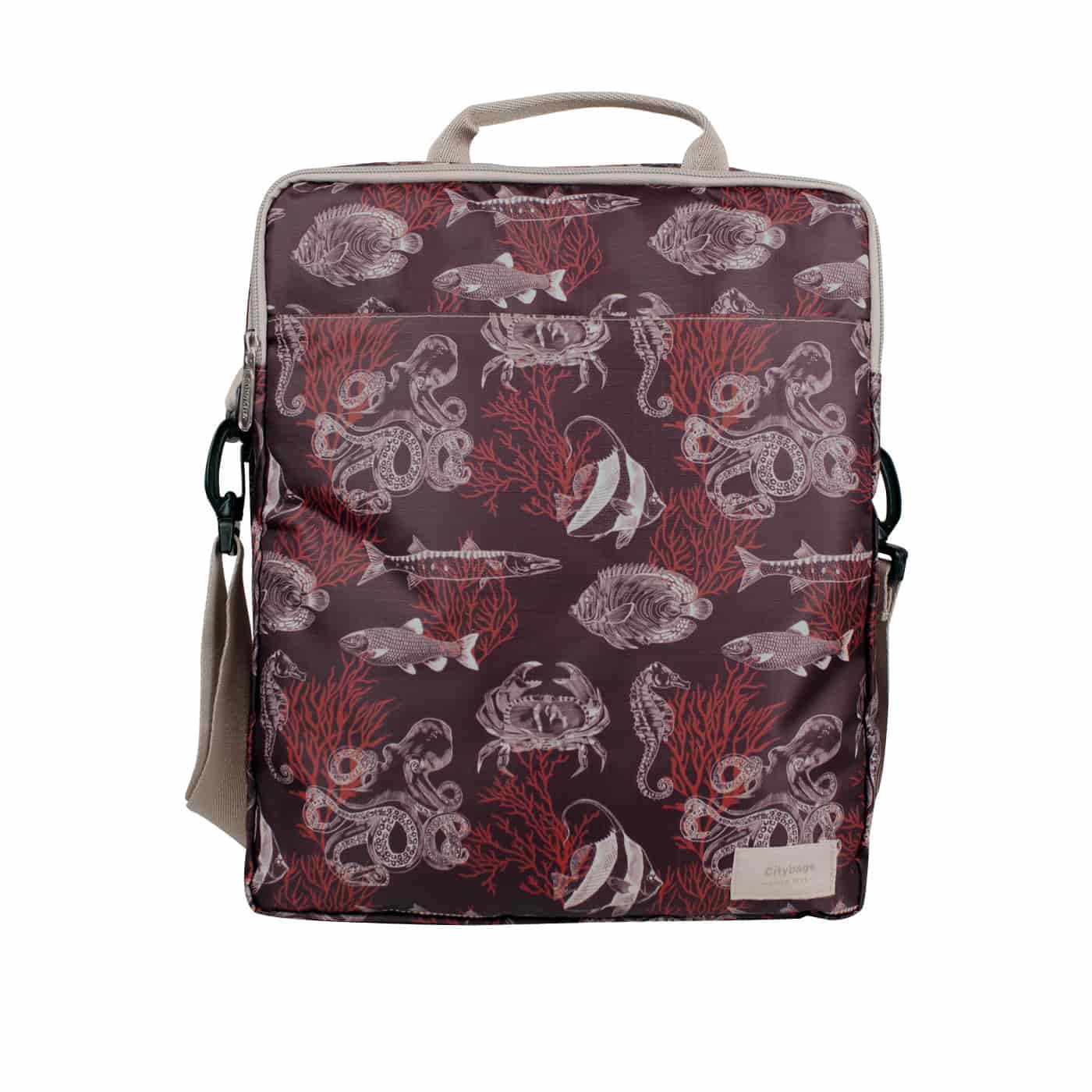 Bolso Manos Libres Convertible a Morral Citybags ULTRA Coral - miniatura 1