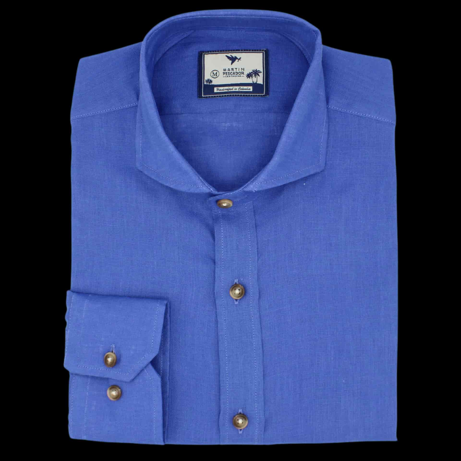 Camisas 100% Lino Cuello Francés- European Flax - miniatura 12