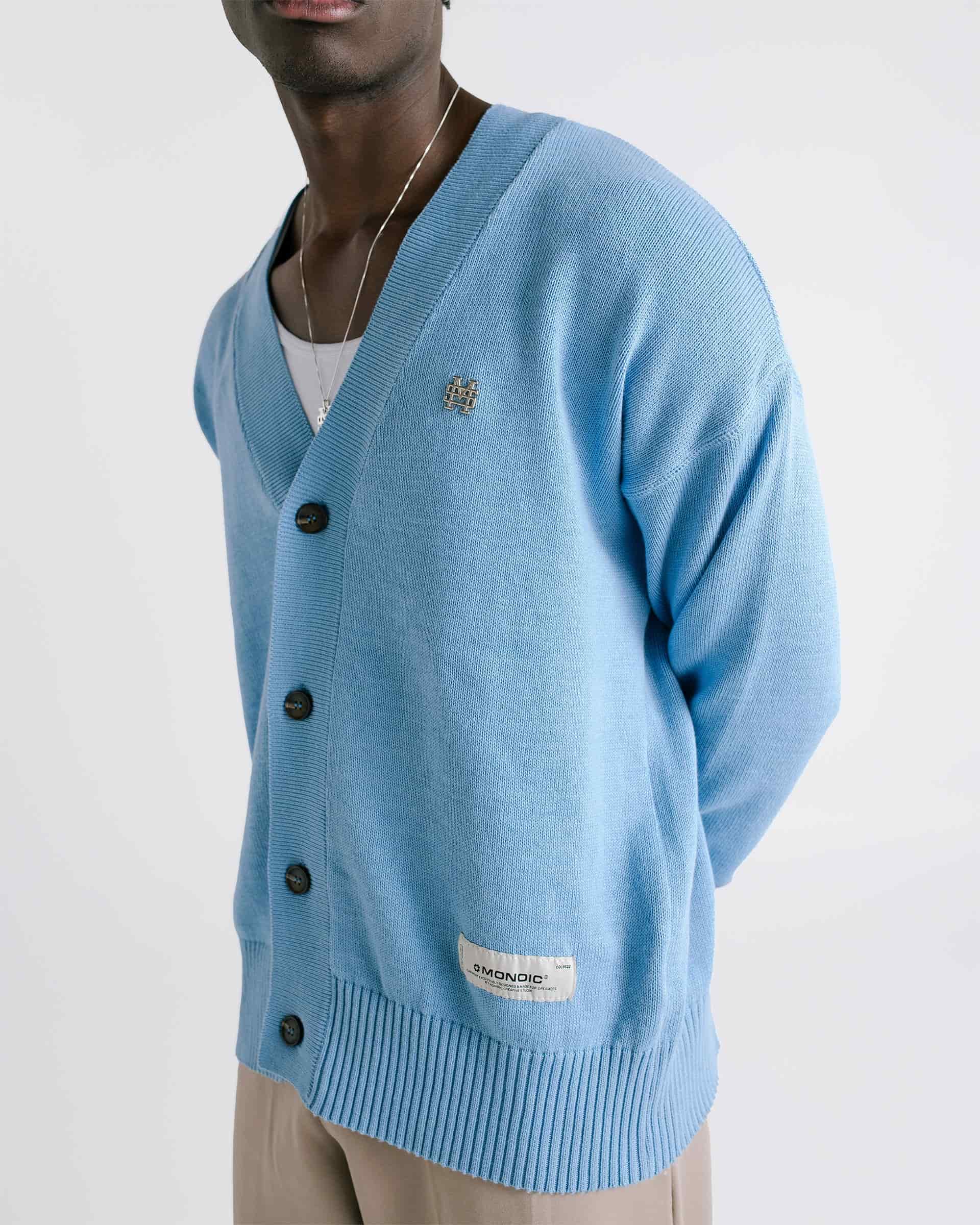 Knit Cardigan - Azul Claro - miniatura 4