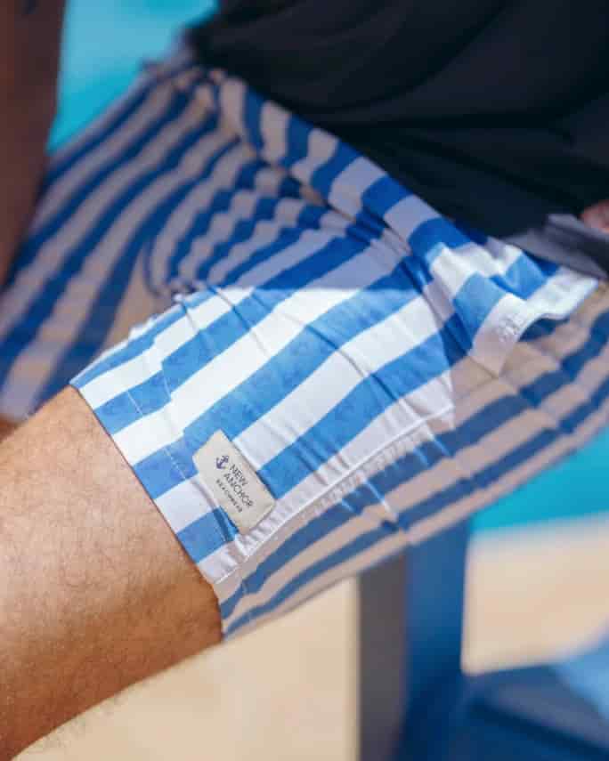Pantaloneta rayas Azul - miniatura 3