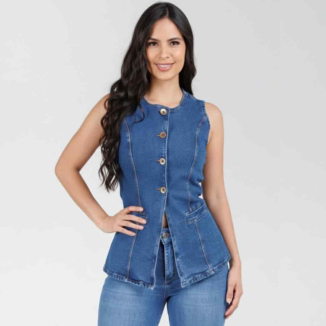 Chaleco Denim Axspen B1837 - miniatura 2