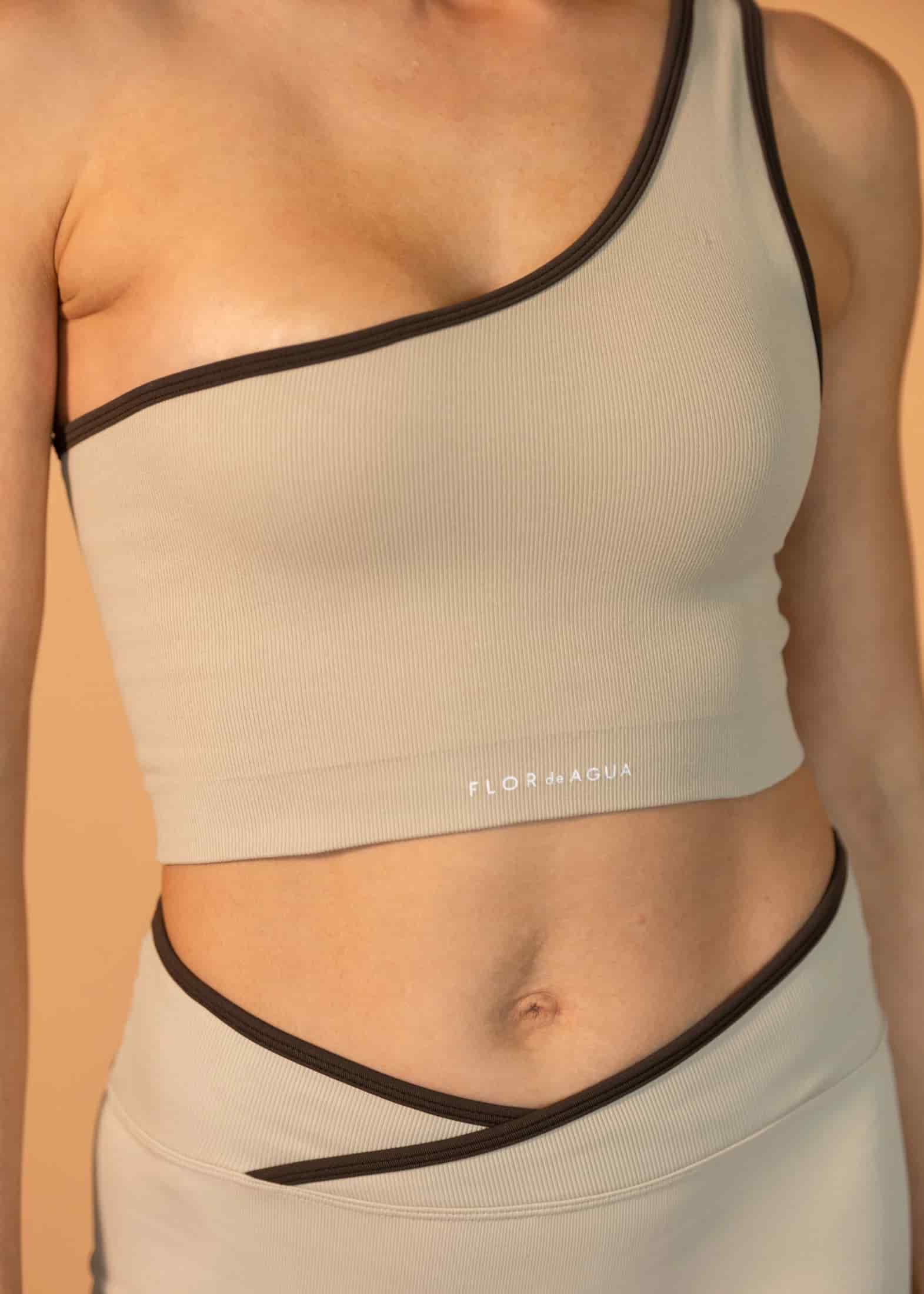 Bra Breathe One Shoulder Capuccino - miniatura 3