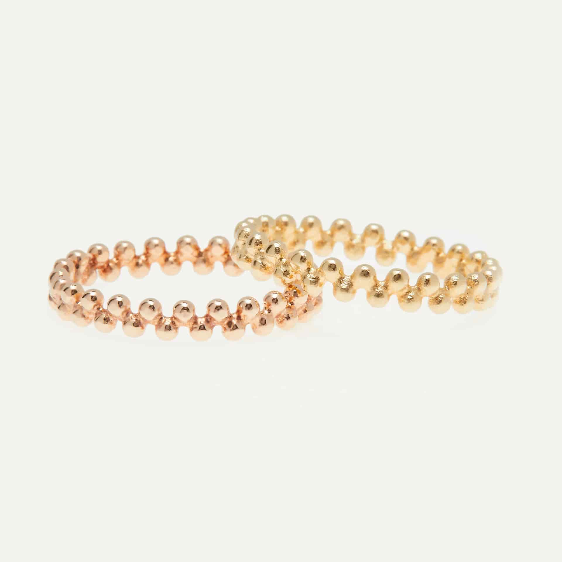 Anillo Pearl zigzag - miniatura 1
