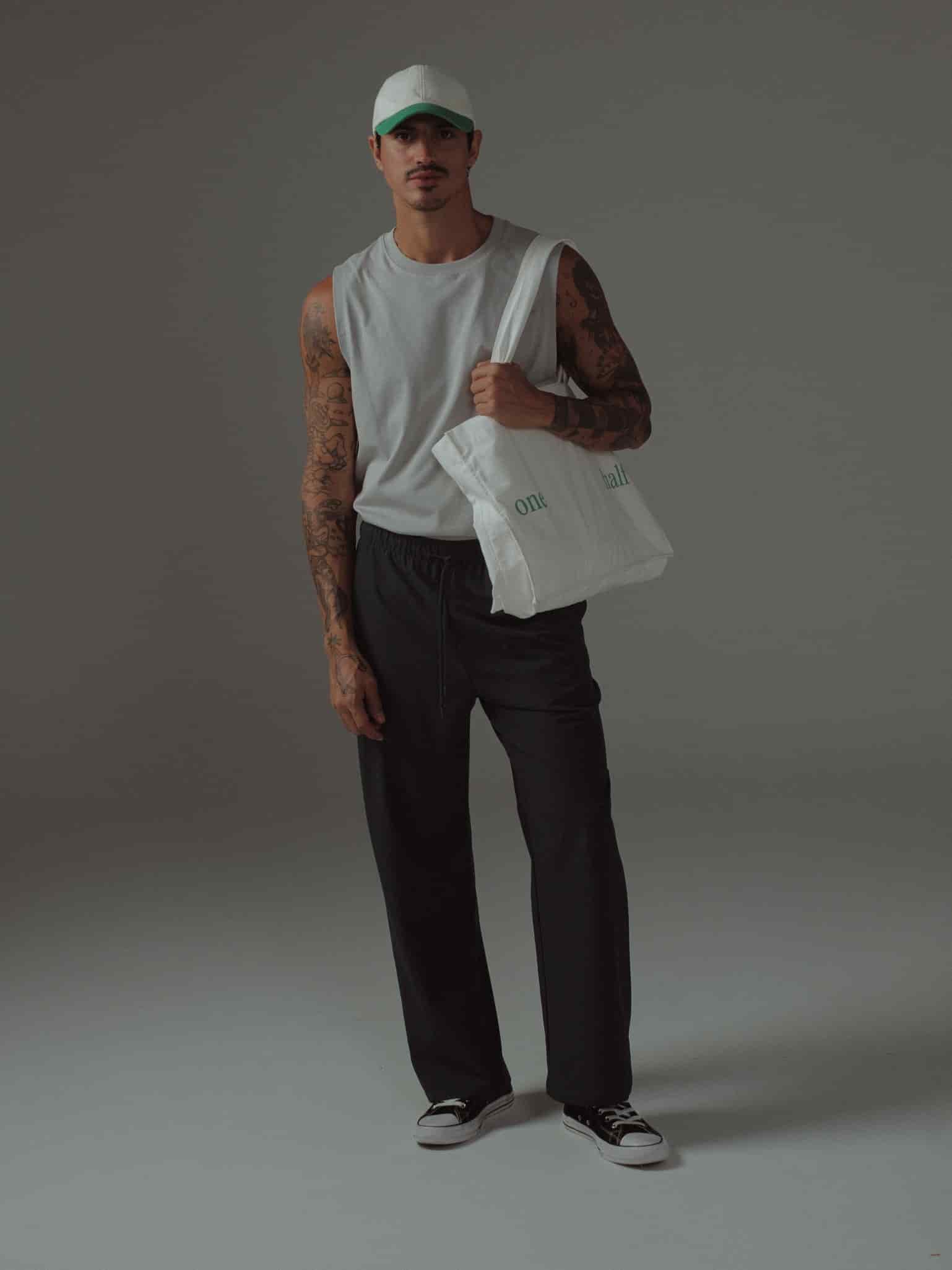 MUSCLE T-SHIRT MEN - GRAY JASPE - miniatura 4