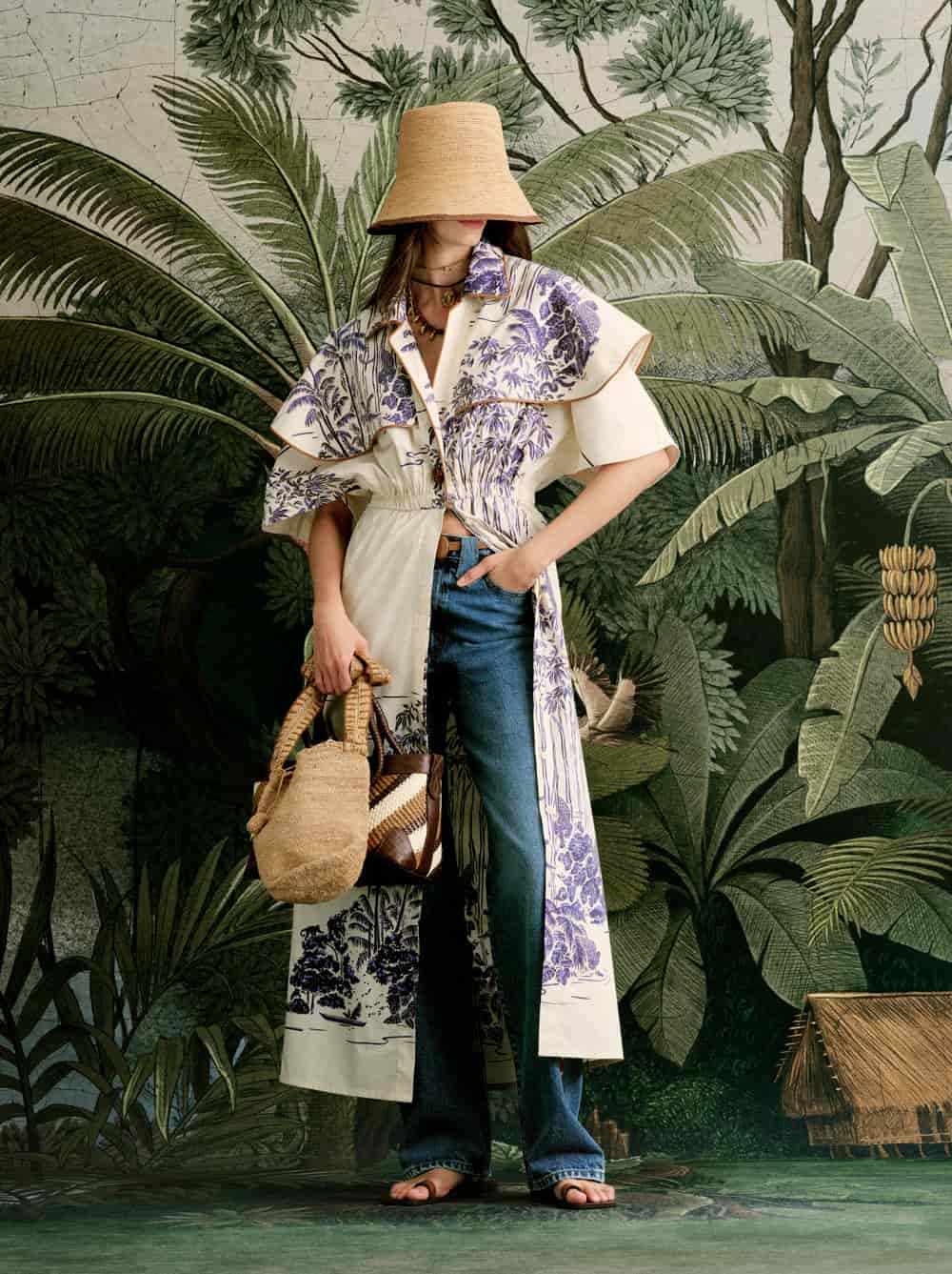 Paper Flower Trenchcoat - miniatura 2