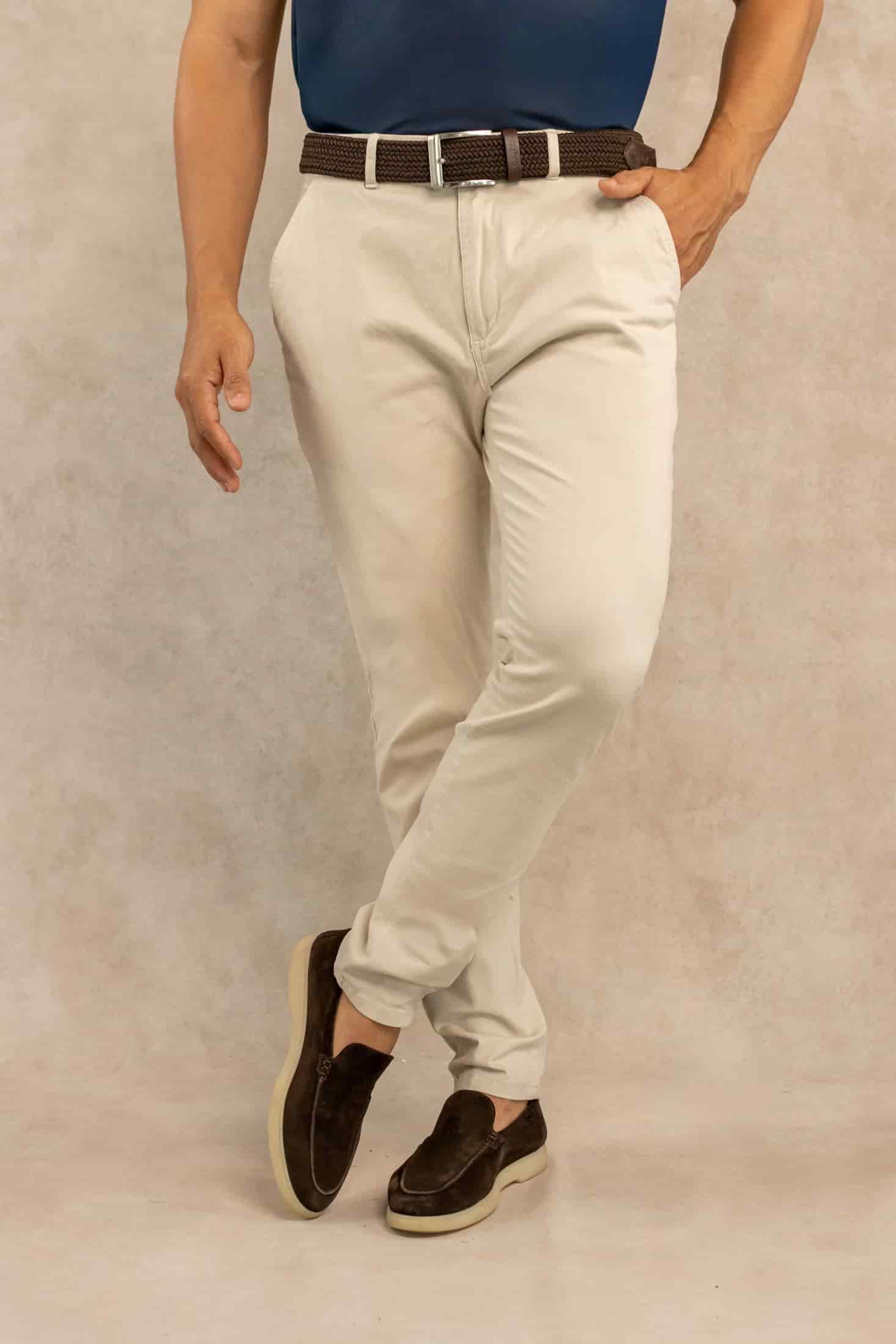 Pantalon Elastico Marfil - miniatura 3