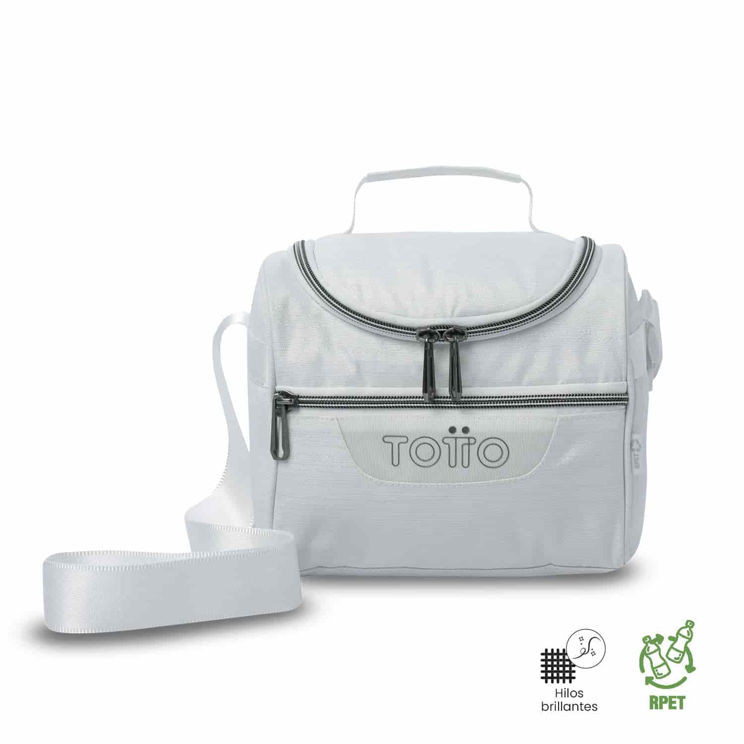 Lonchera Térmica para Mujer Pizarra Neo Mediana Blanca - miniatura 1