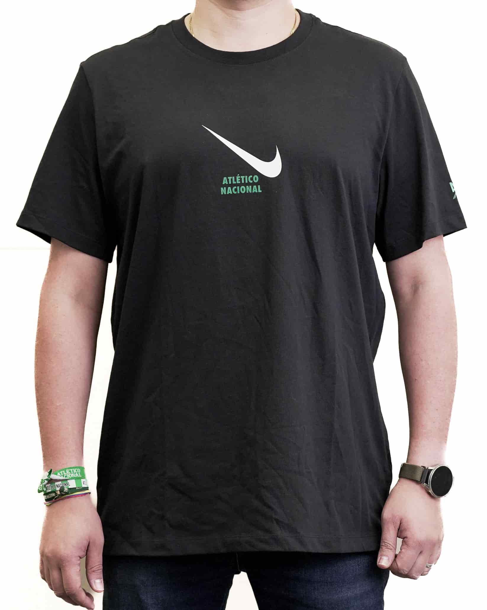 CAMISETA NEGRA HOMBRE HARD WORK NIKE - miniatura 1