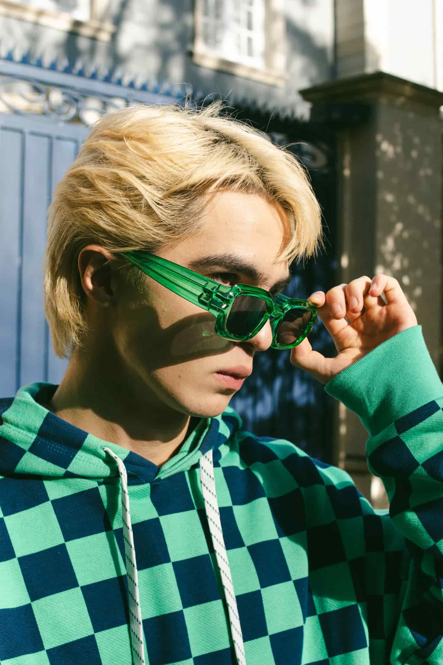 CRYSTAL SUNGLASSES/EMERALD GREEN - miniatura 7