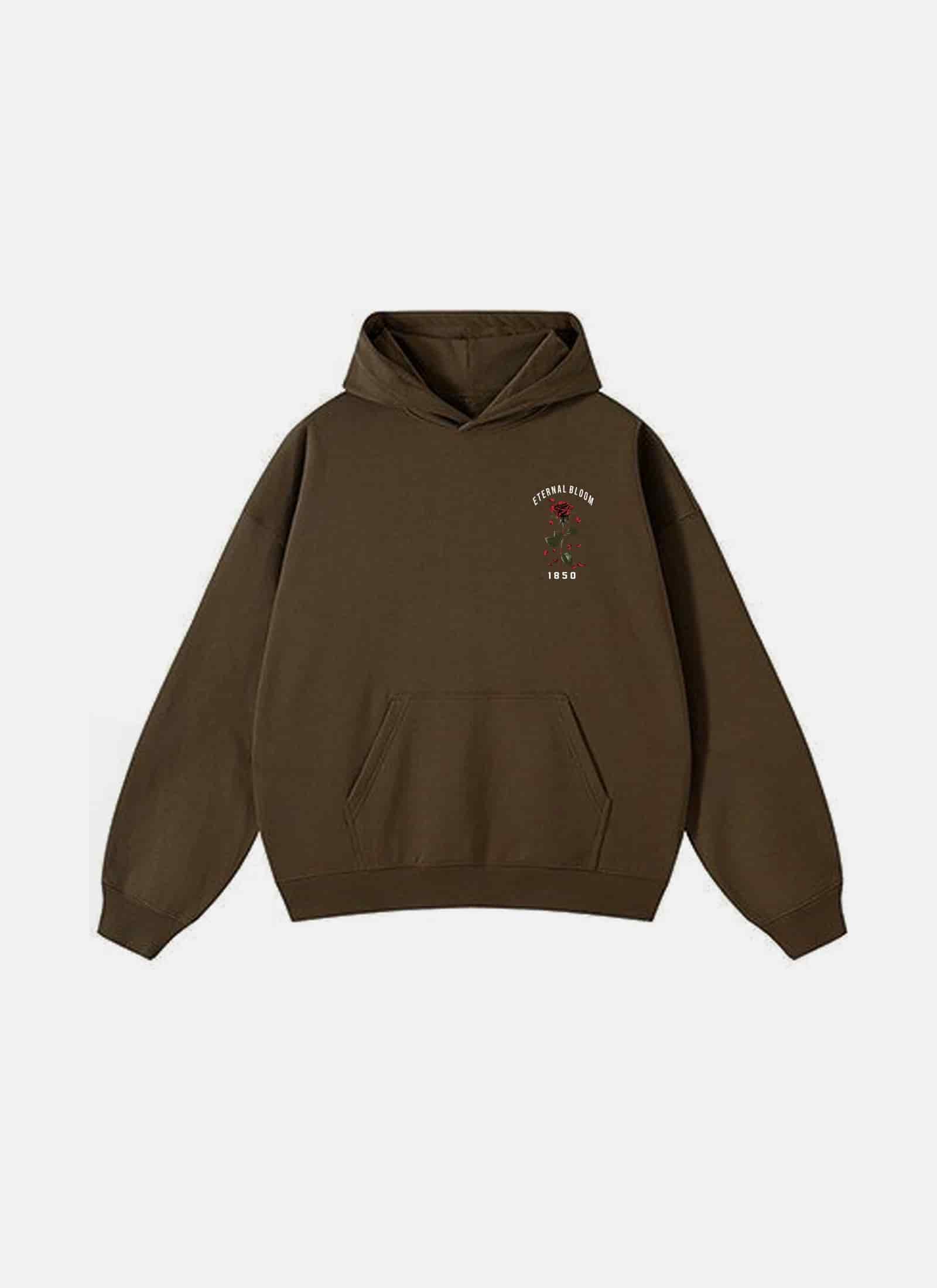 Eternal Bloom Hoodie Brown - miniatura 2