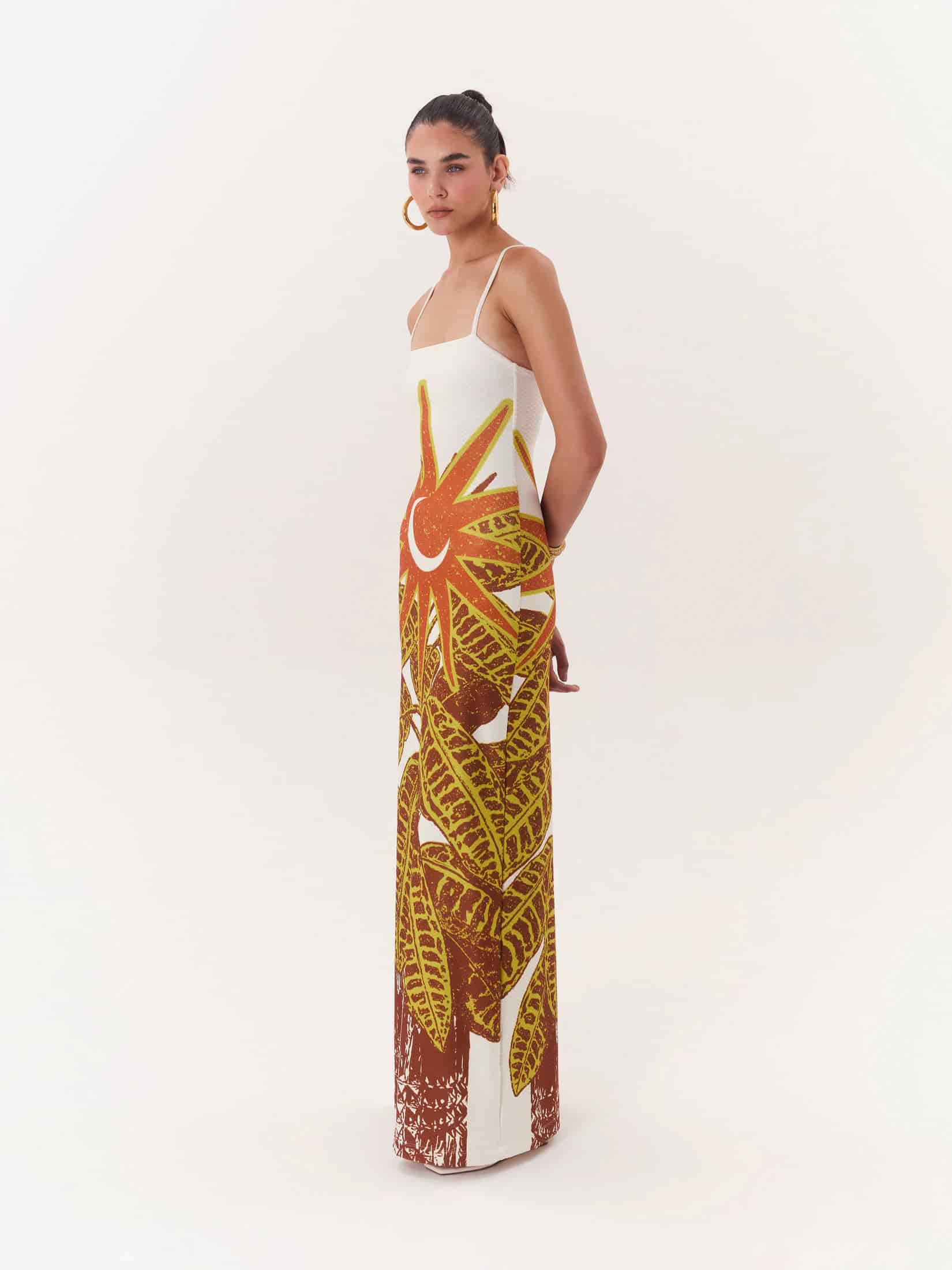 Maxi Dress Solar - Café - miniatura 2
