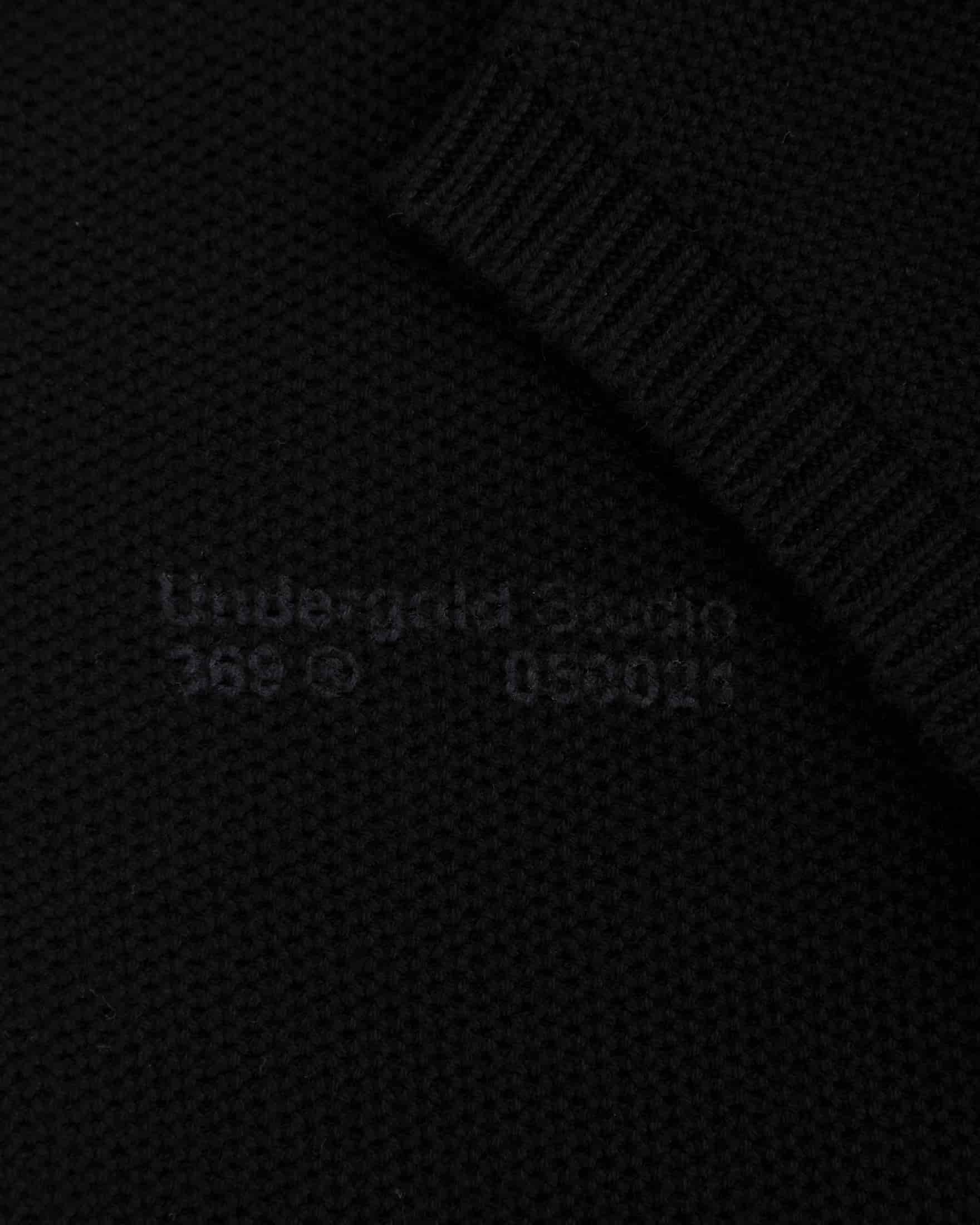 W Holy State Undergold Studio Polo Shirt Black - miniatura 4