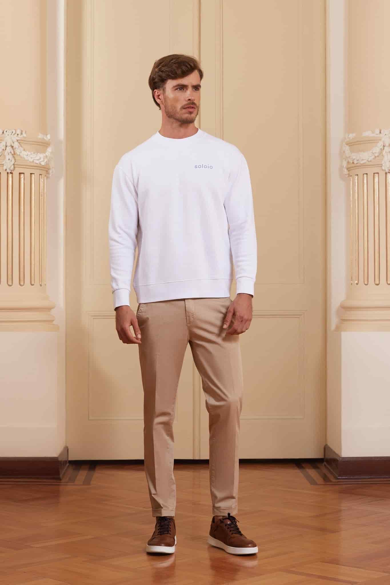 Men's musas sweatshirt white - miniatura 4