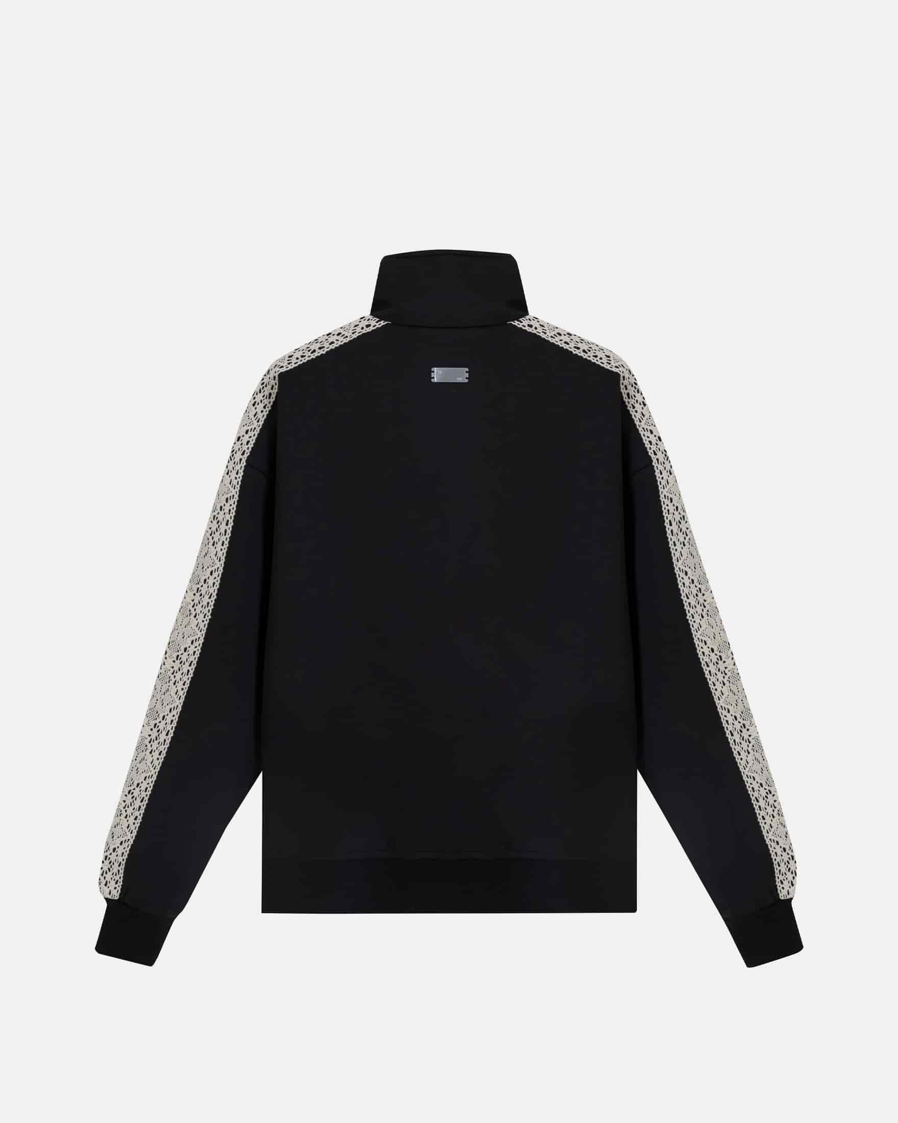 Basics Undgld Lace-panel Track Jacket Black - miniatura 3