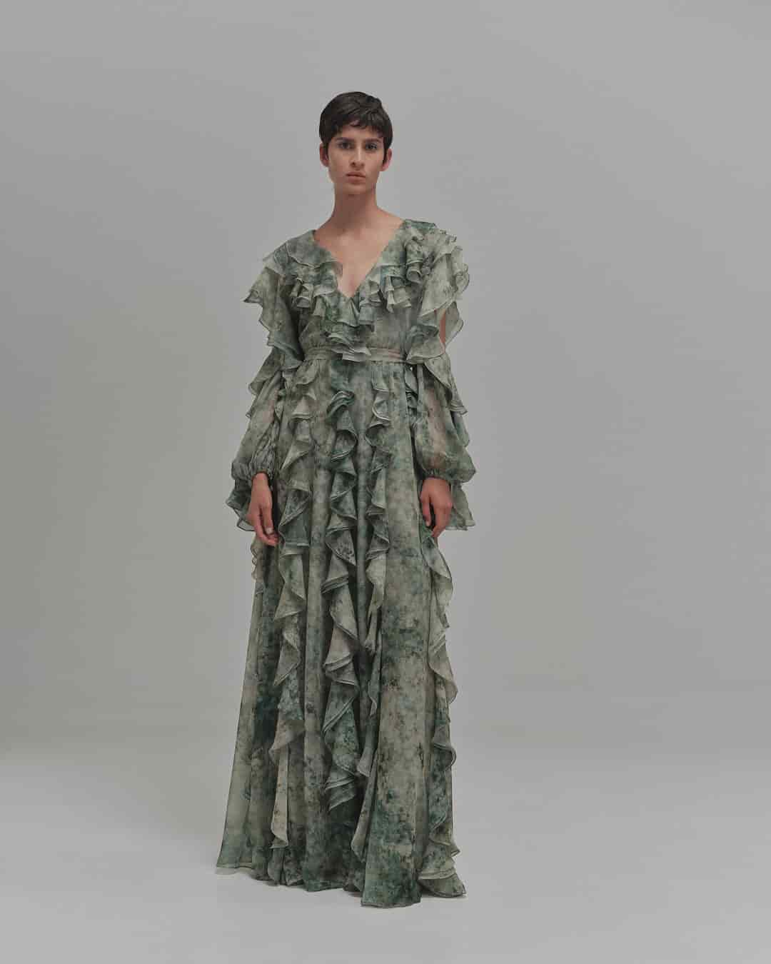 "PEONIA" MAXI DRESS - miniatura 3