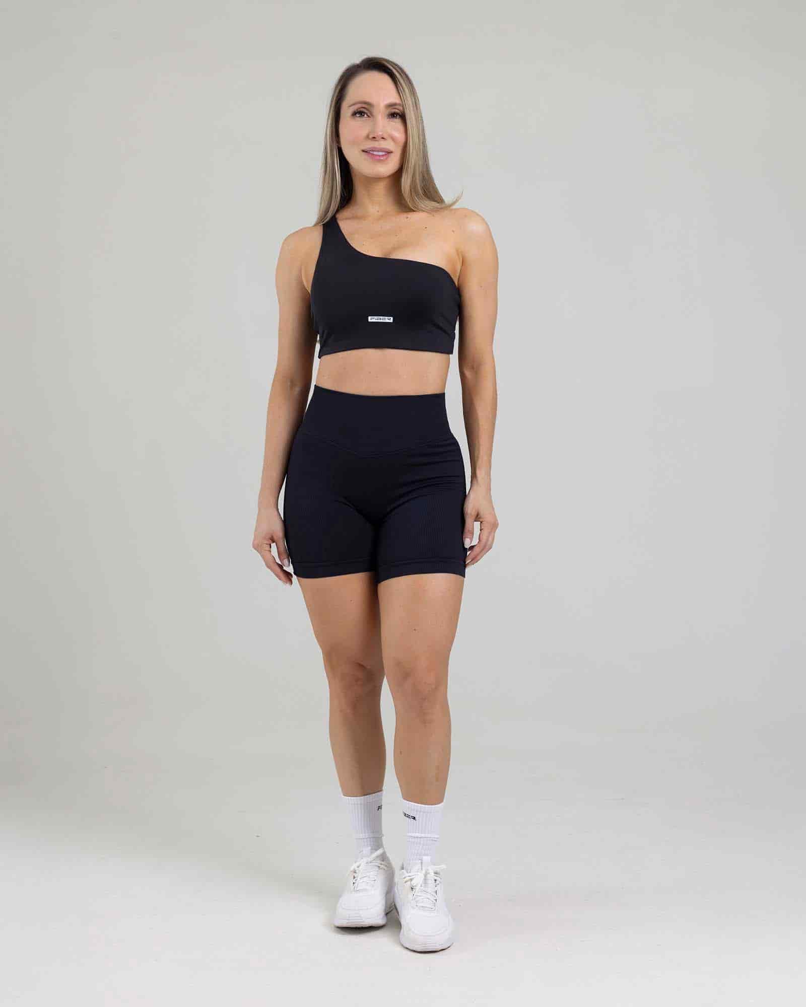 Short seamless negro tropi FIBER - miniatura 1