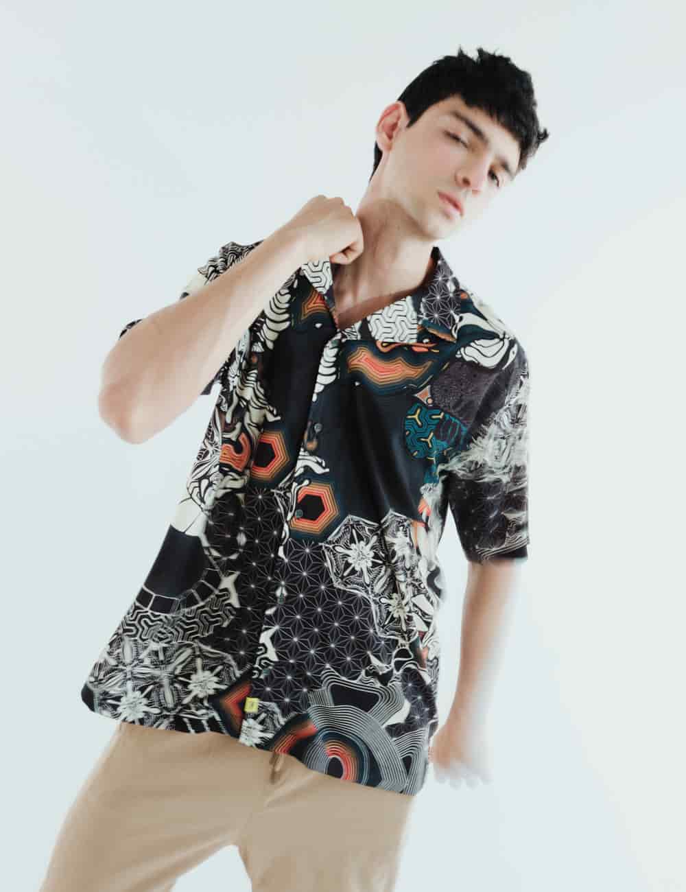 Camisa Regular Fit Amapola Multicolor - miniatura 1