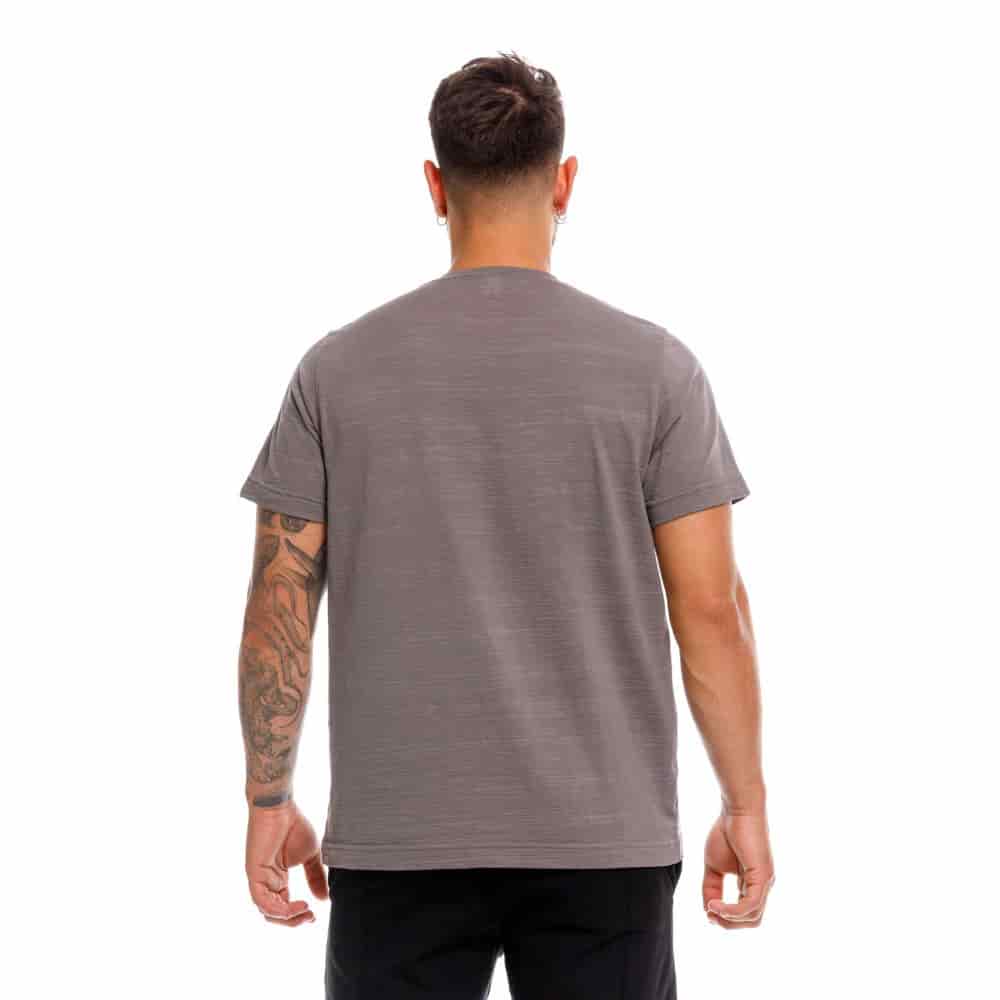 CAMISETA CUELLO REDONDO SEÚL GRIS - miniatura 1