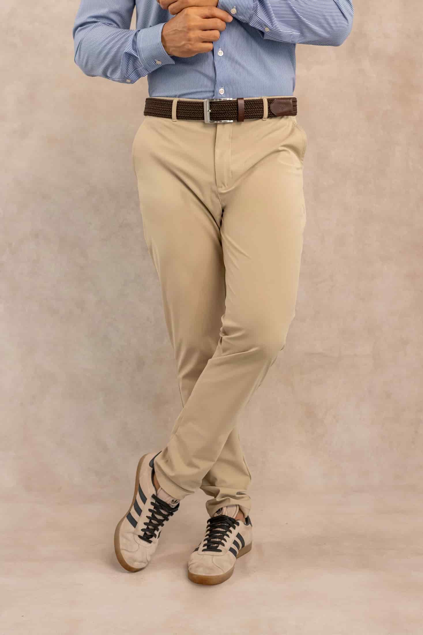 Pantalon Performance Antimanchas Taupe - miniatura 1