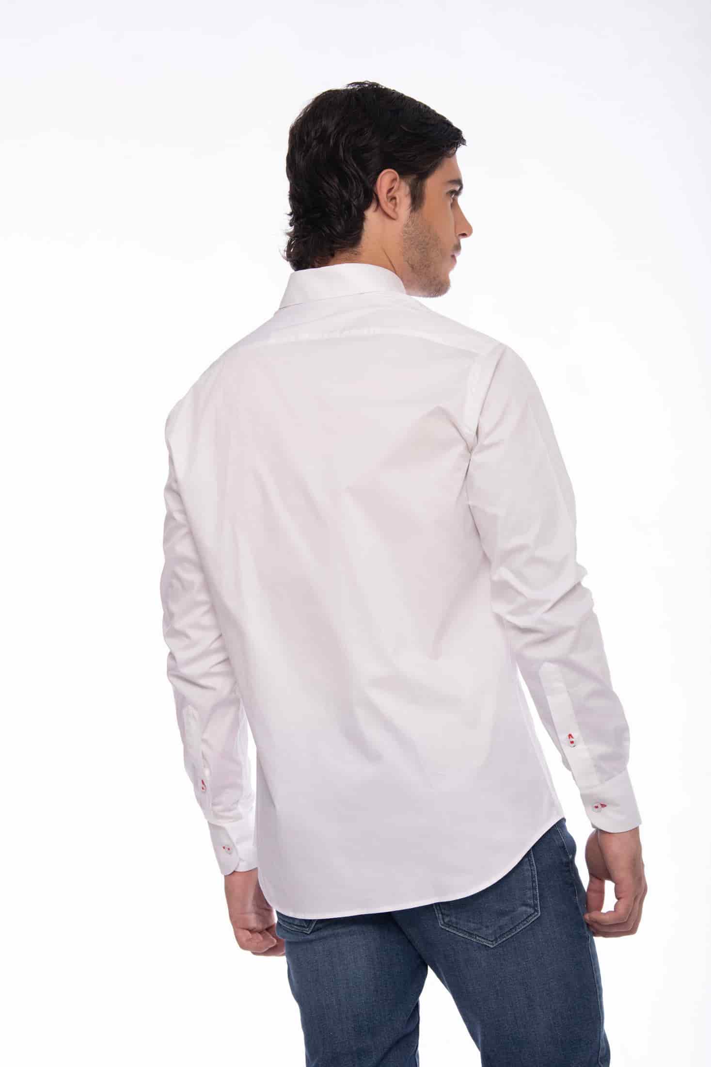Camisa Algodón Blanco - miniatura 3
