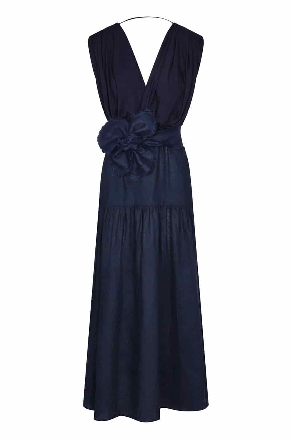 Vestido vasco azul navy - miniatura 2