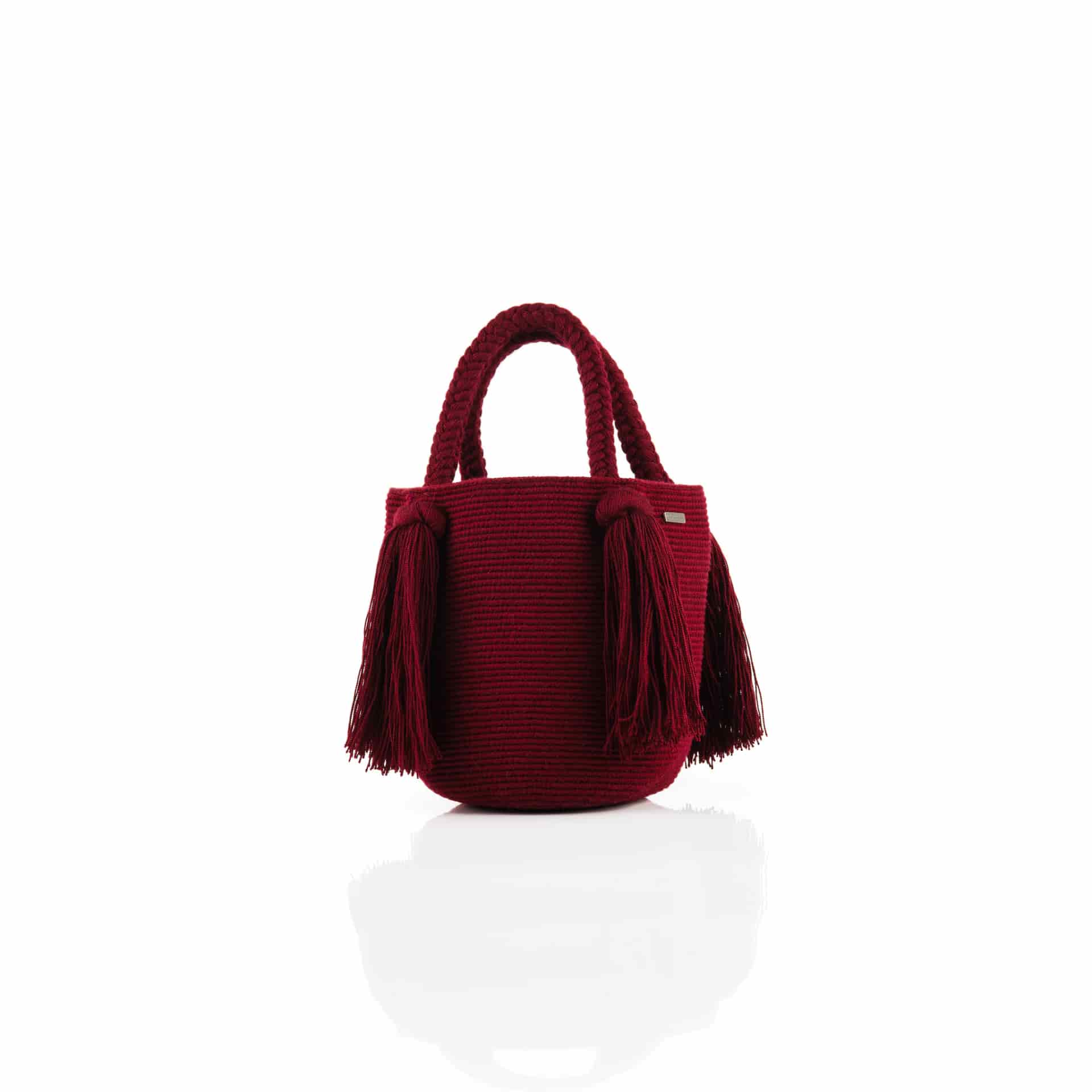 Mini Bolso Wayuu Vinotinto - miniatura 1