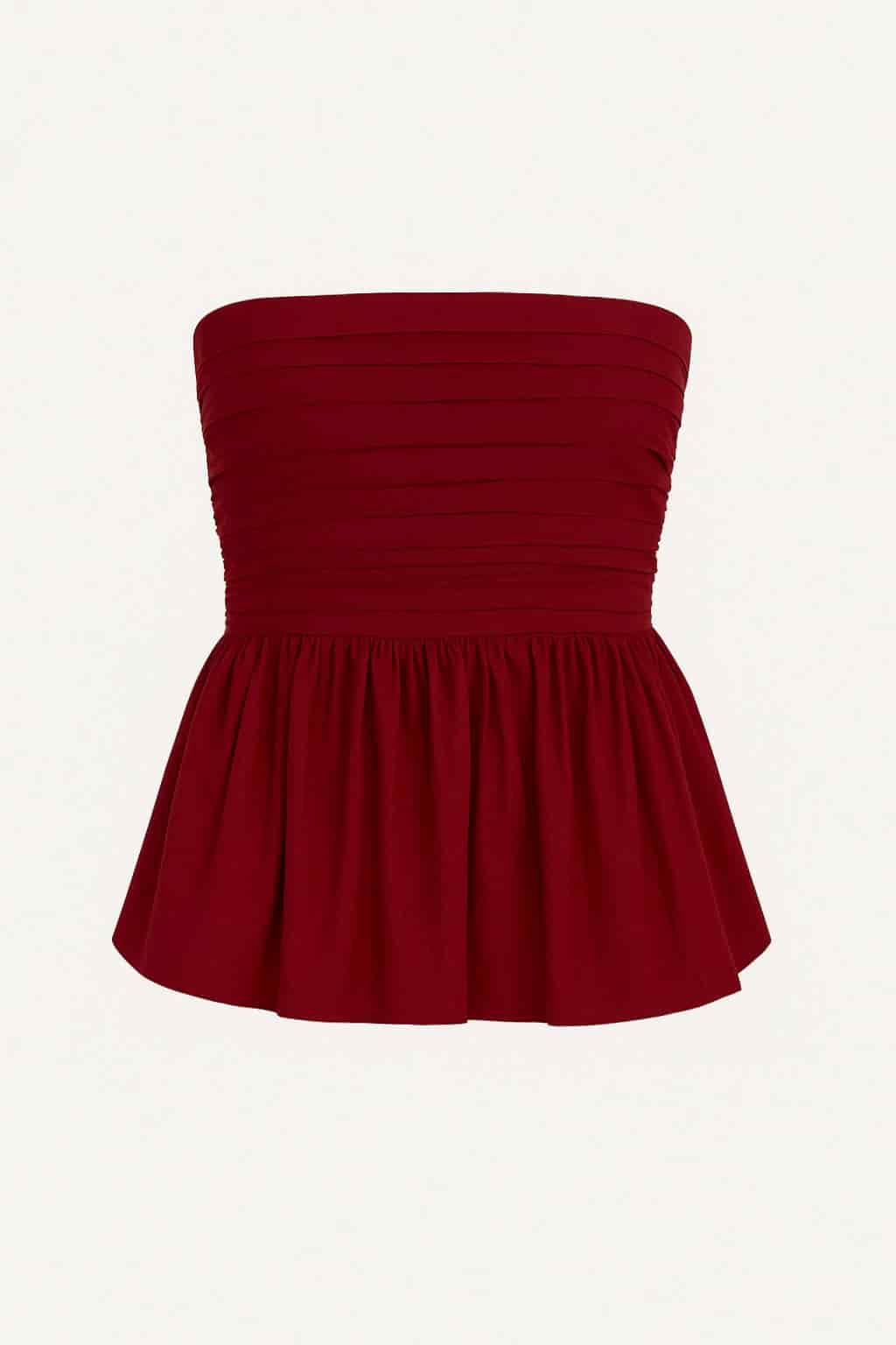 Mia Blouse In Wine - miniatura 1