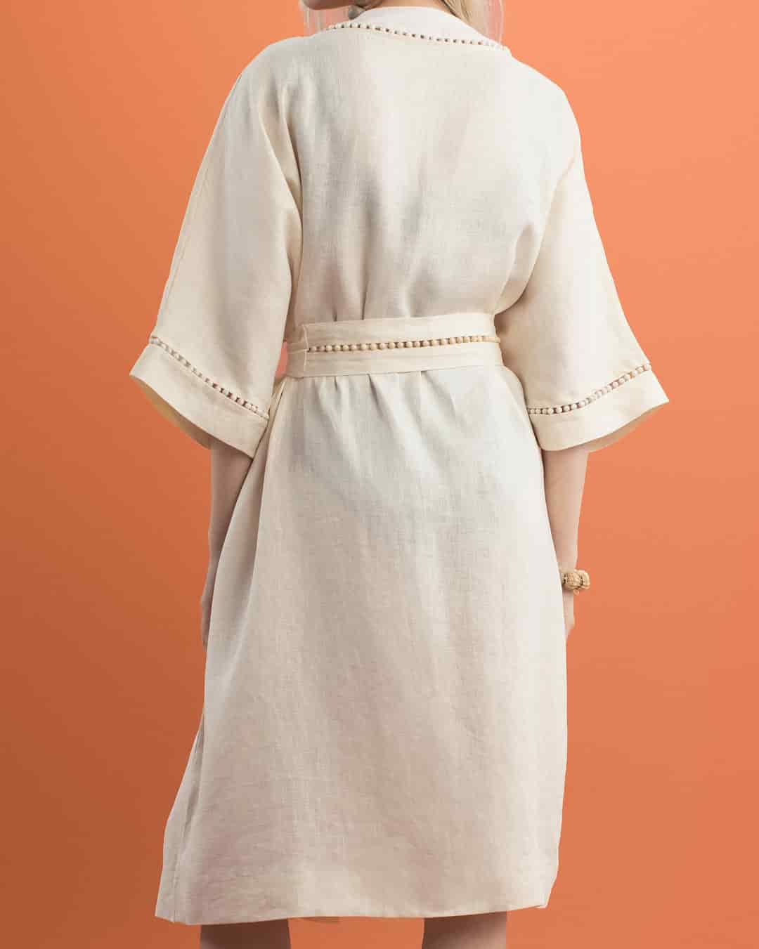 RAFAELA KAFTAN / Beige - miniatura 4