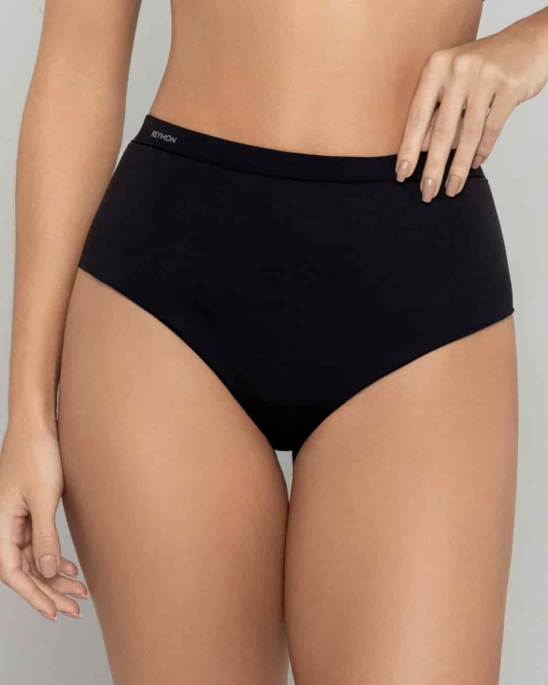Panty Brasilera Suave Control de Abdomen en Microfibra Unicolor Ref. 8055 - miniatura 5