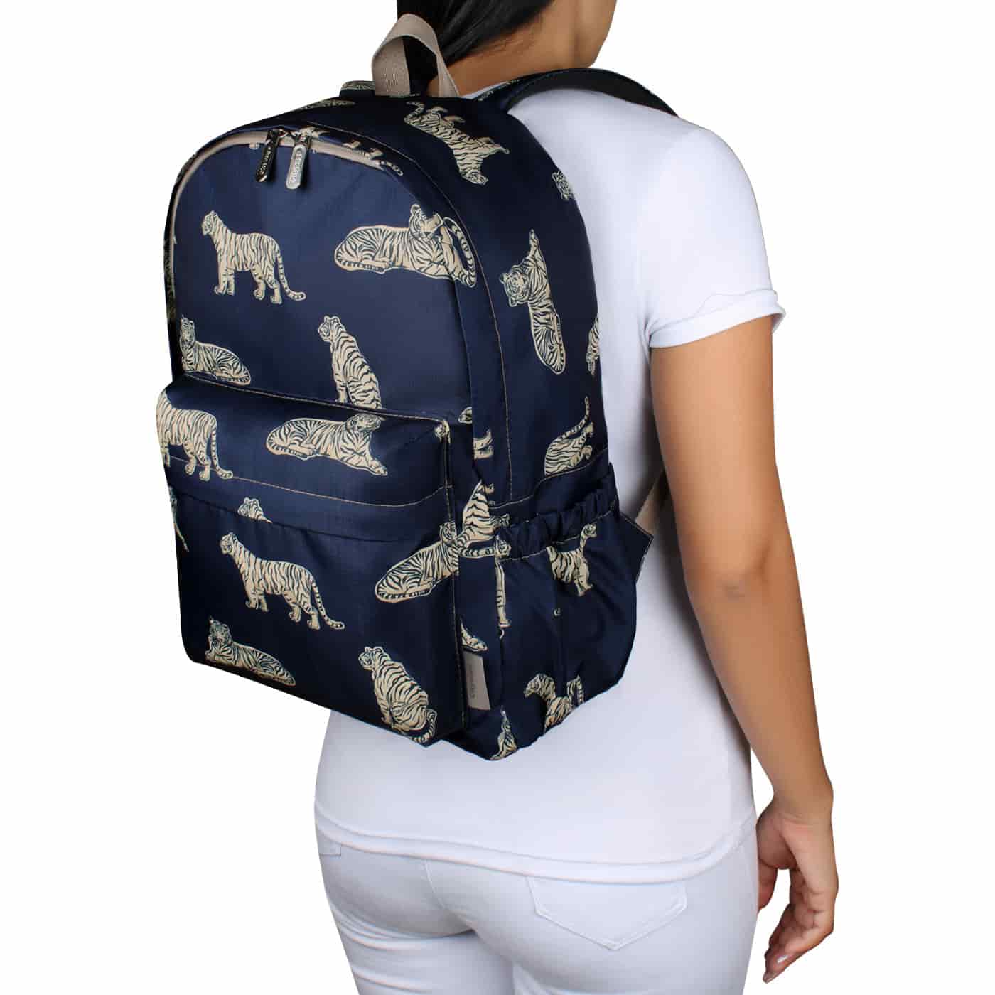 Morral Urbano Citybags Ultra Estampado Tigres - miniatura 3
