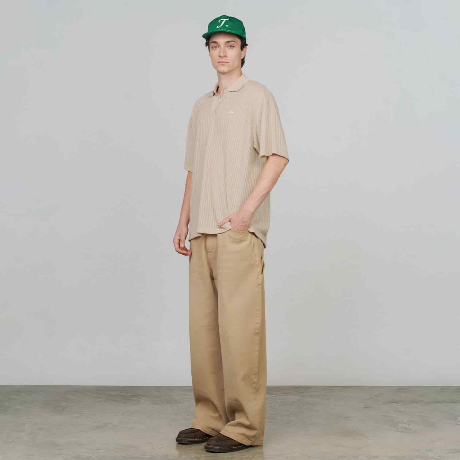Knit Resort Polo - Sand - miniatura 3