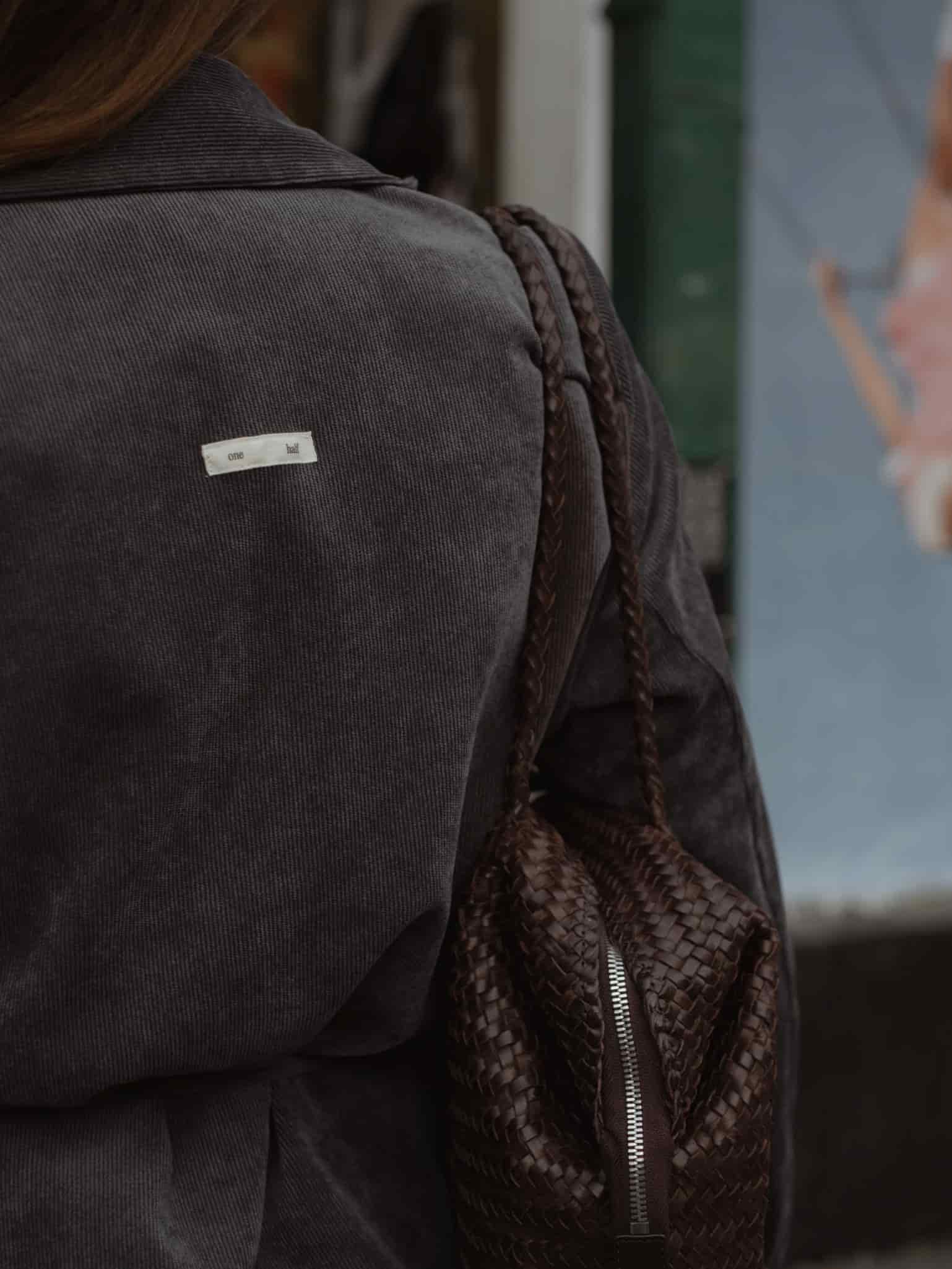 CORD BLAZER - DEEP BROWN - miniatura 7