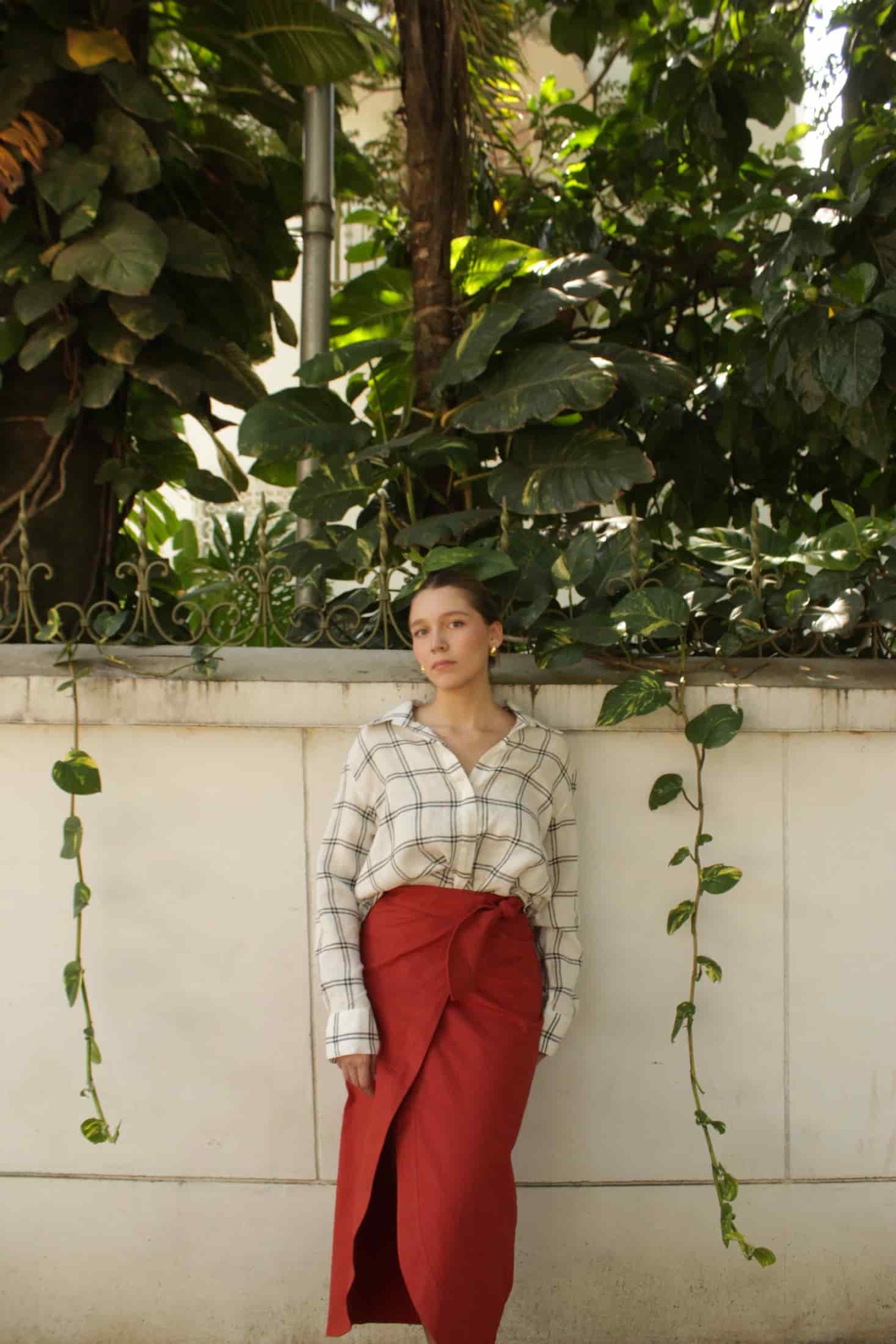 AURORA SKIRT DENIM - miniatura 7
