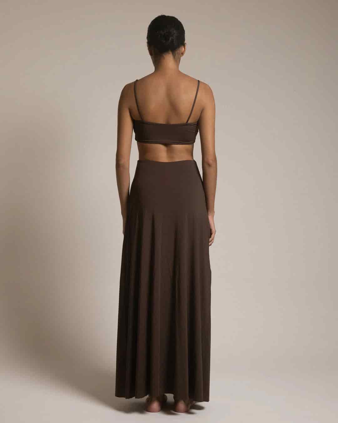 JOHANA DRESS / Café Oscuro - miniatura 6
