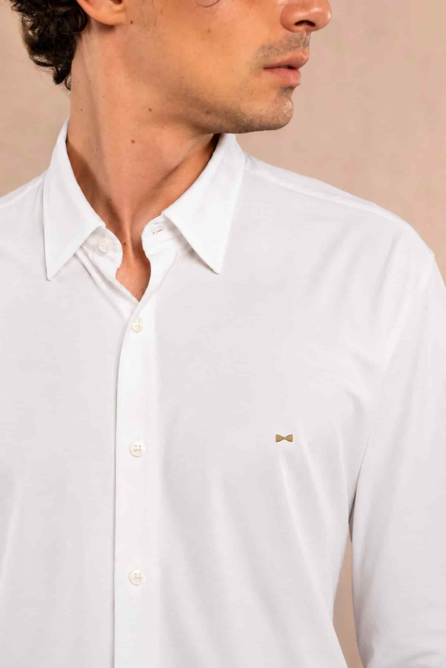 Camisa Performance Oxford Blanca - miniatura 4