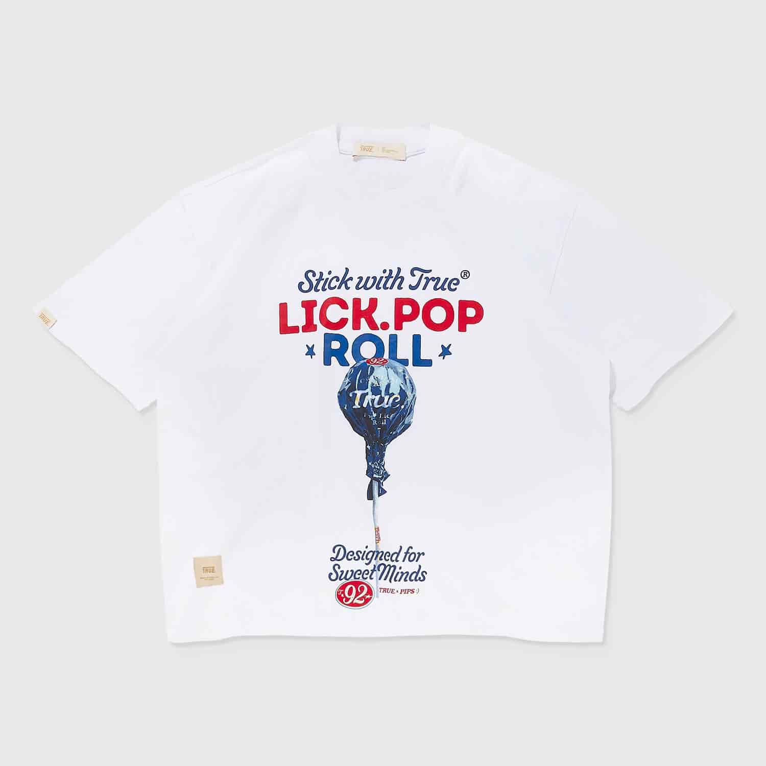 Lollipop Boxy Tee - White - miniatura 1