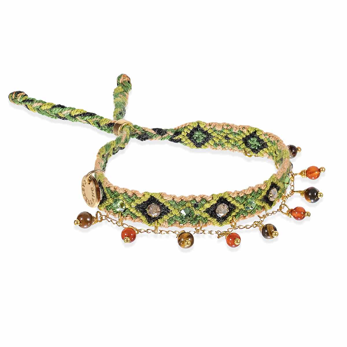 Free Spirit Stones Bracelet | Nature Green - miniatura 1