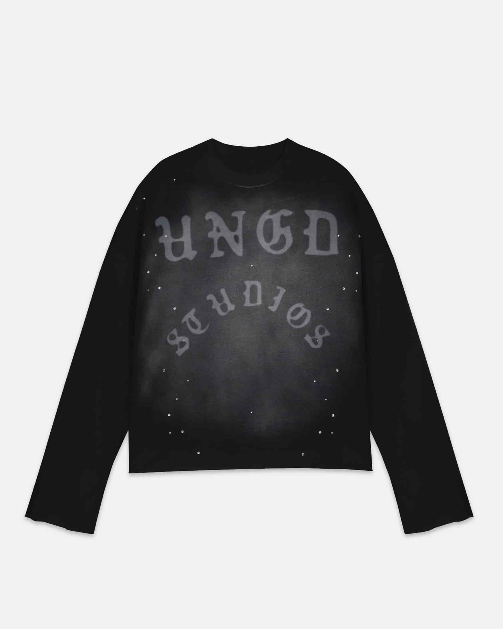 Act 1 UNDGD Long Sleeve Tshirt Burnt Black - miniatura 1