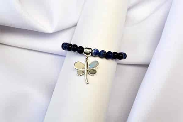Pulsera Sodalita dije libélula M - miniatura 1