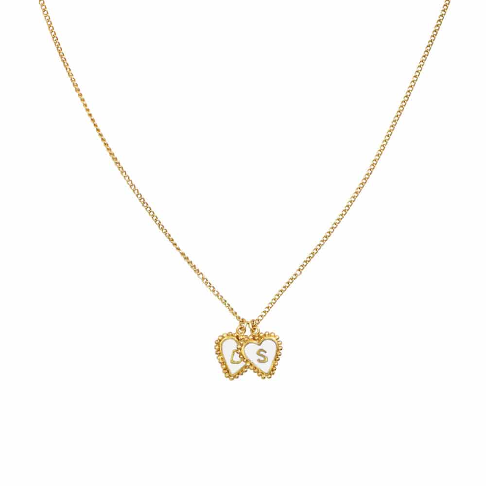 PreOrder Cadena 2 Letras Heart - miniatura 3