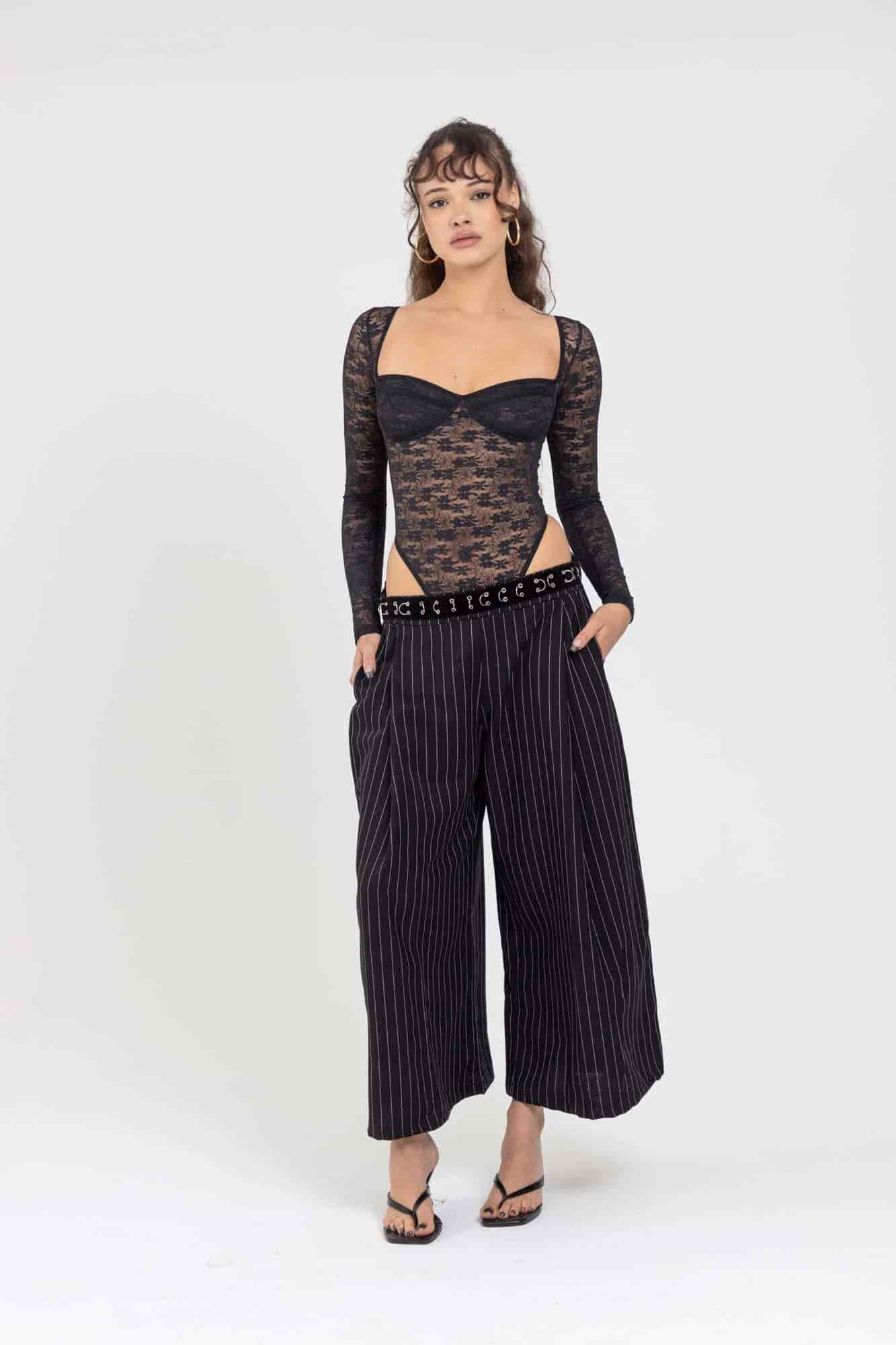 LACE BLACK BODYSUIT - miniatura 10