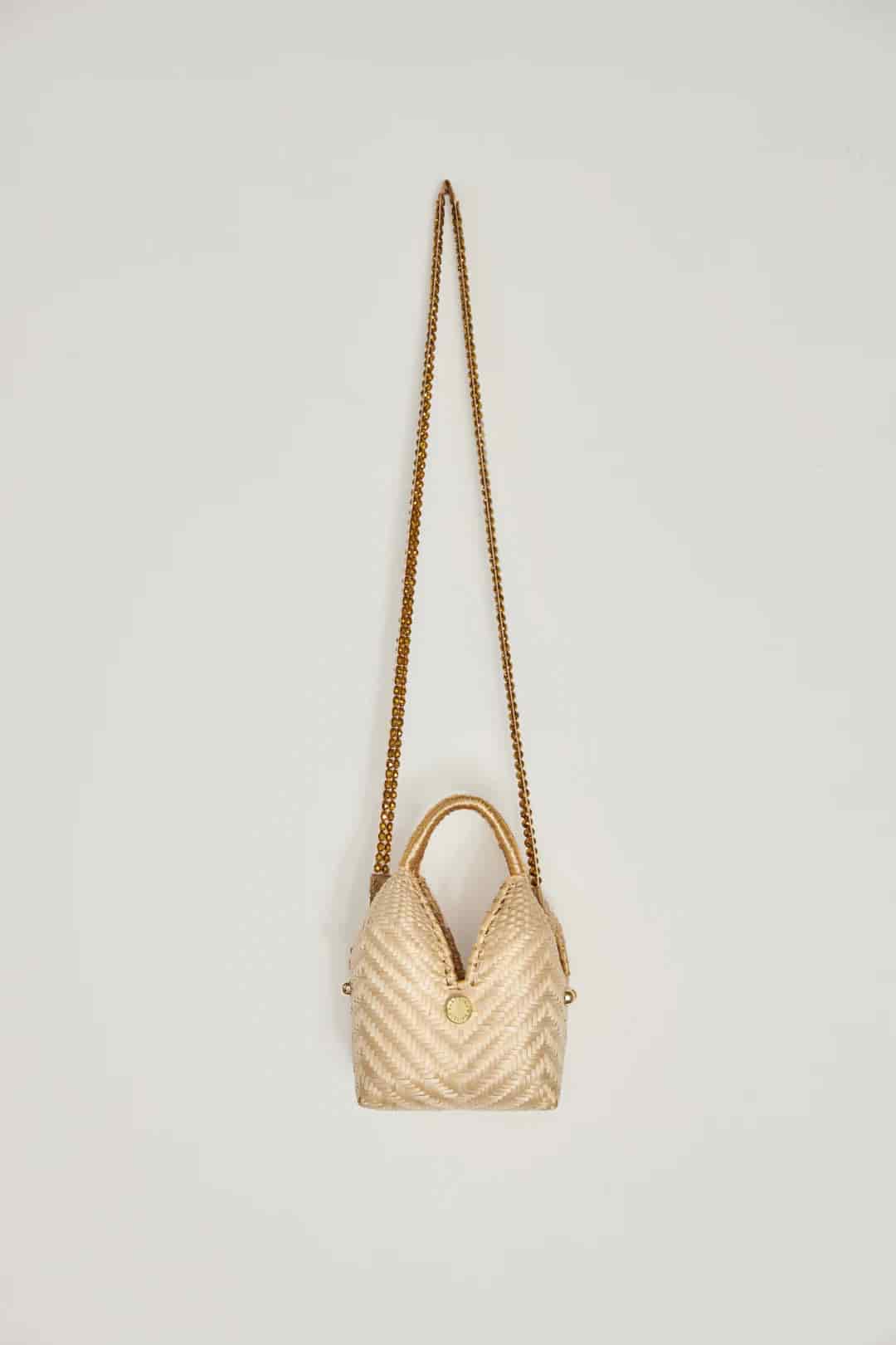 Mini Carly Bag Golden Wire-Wrap  DELUXE LIMITED EDITION NYFW X BLOOM RAUL PEÑARANDA - miniatura 2