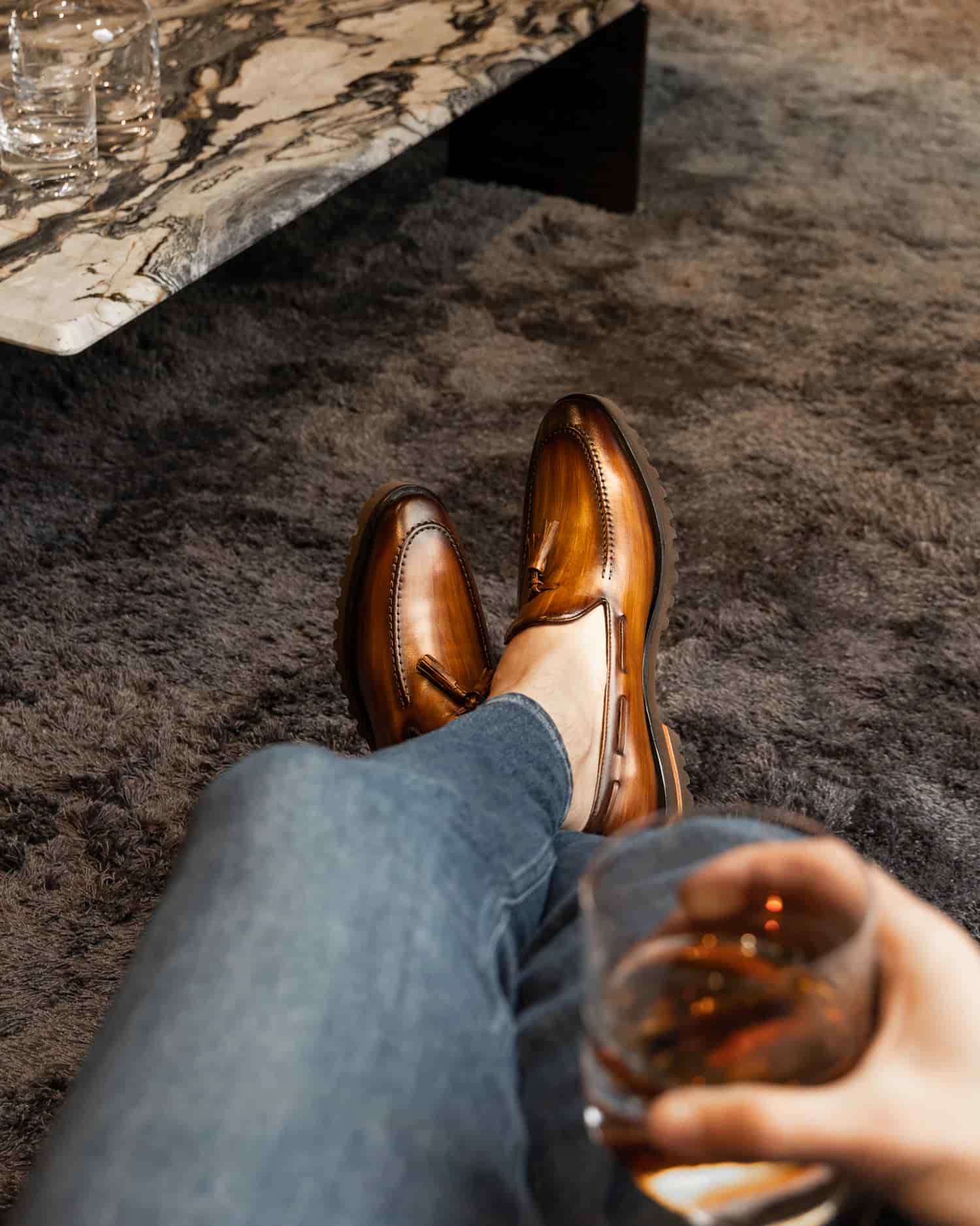 Mocasín Venetto Caramelo Suela Ultraliviana sale - miniatura 3
